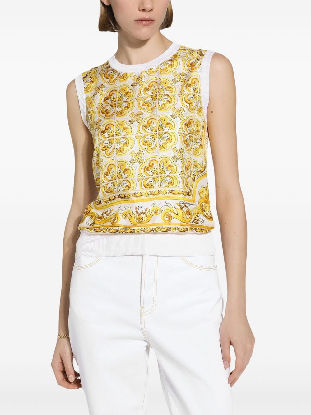 Dolce & Gabbana Dolce & Gabbana Top Yellow