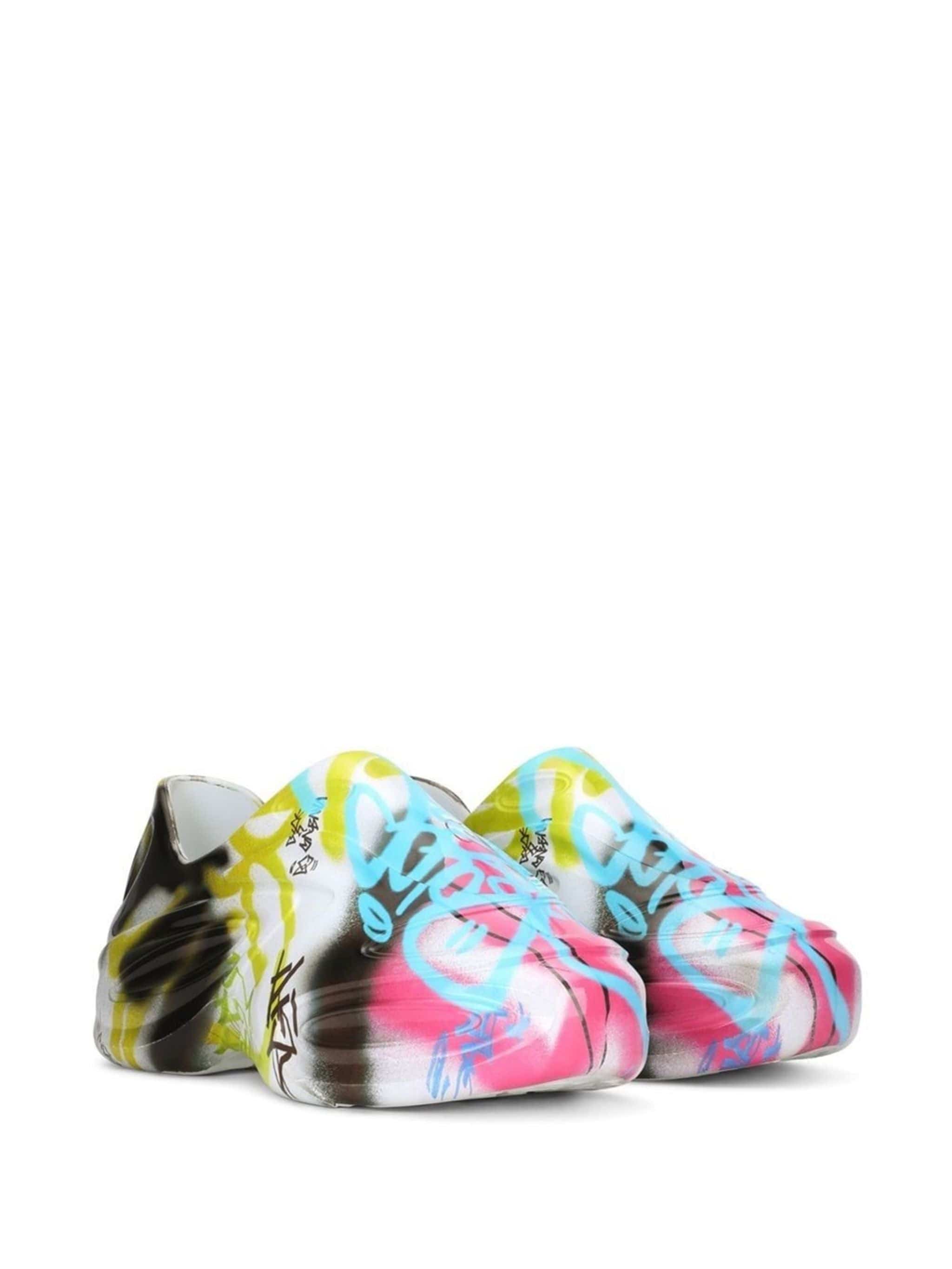 Dolce & Gabbana Toy graffiti-print low-top sneakers