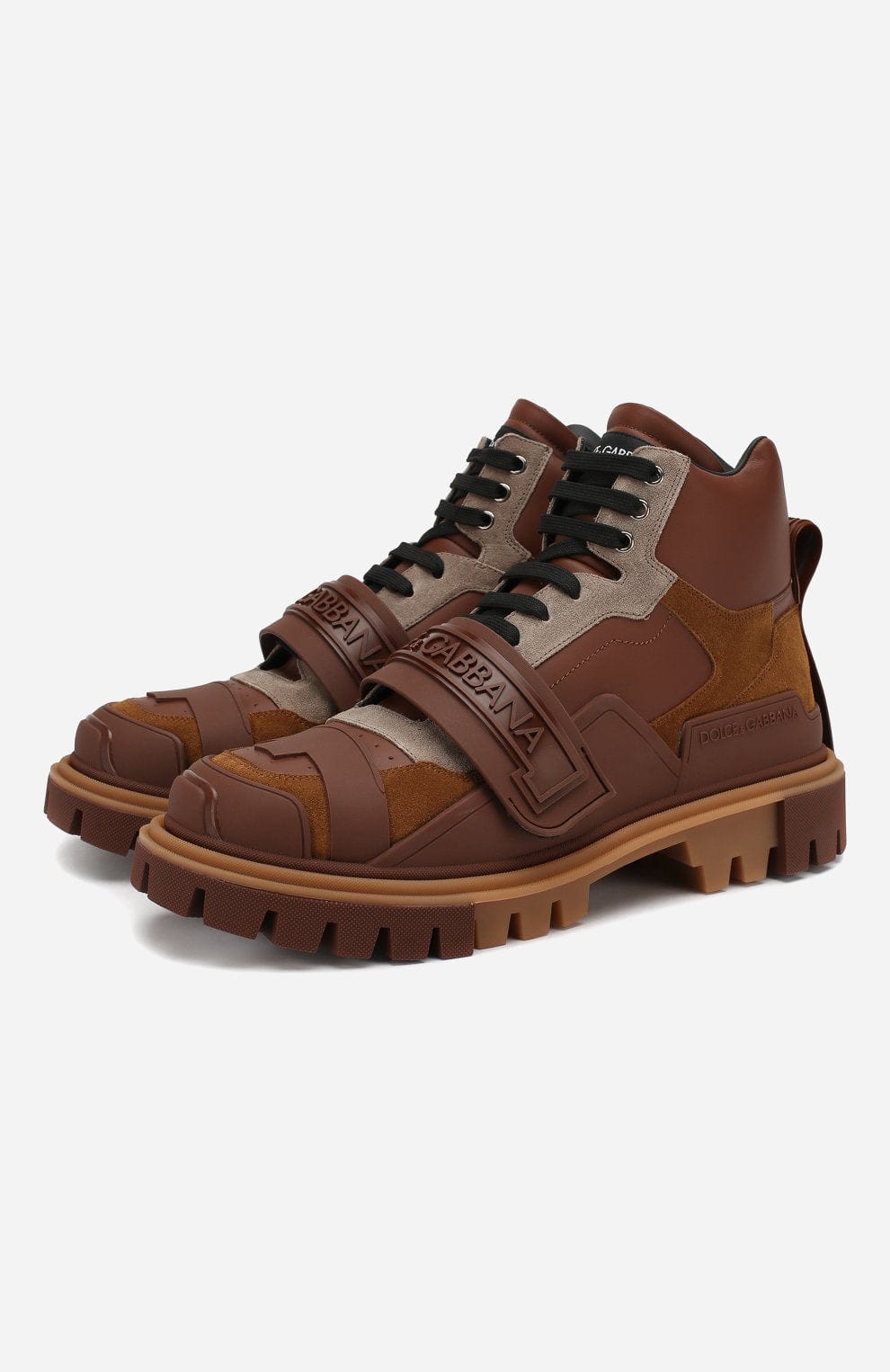 Dolce & Gabbana Trekking Logo Boots | Sendegaro Dolce & Gabbana Trekking Logo Boots | Sendegaro