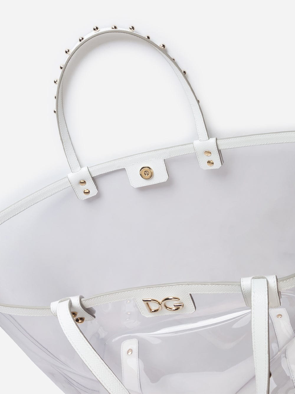Dolce & Gabbana Tropical Rose Print Beatrice Shopping Bag