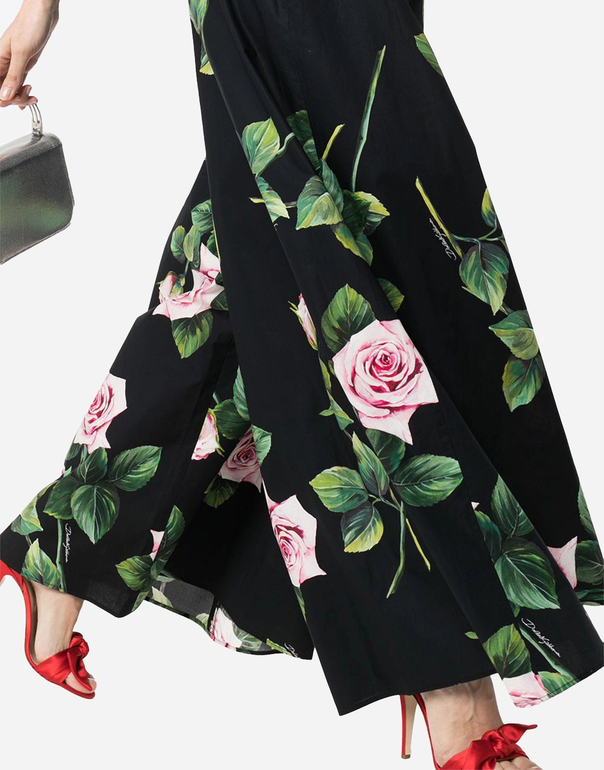Dolce & Gabbana Tropical Rose Printed Jumpsuit