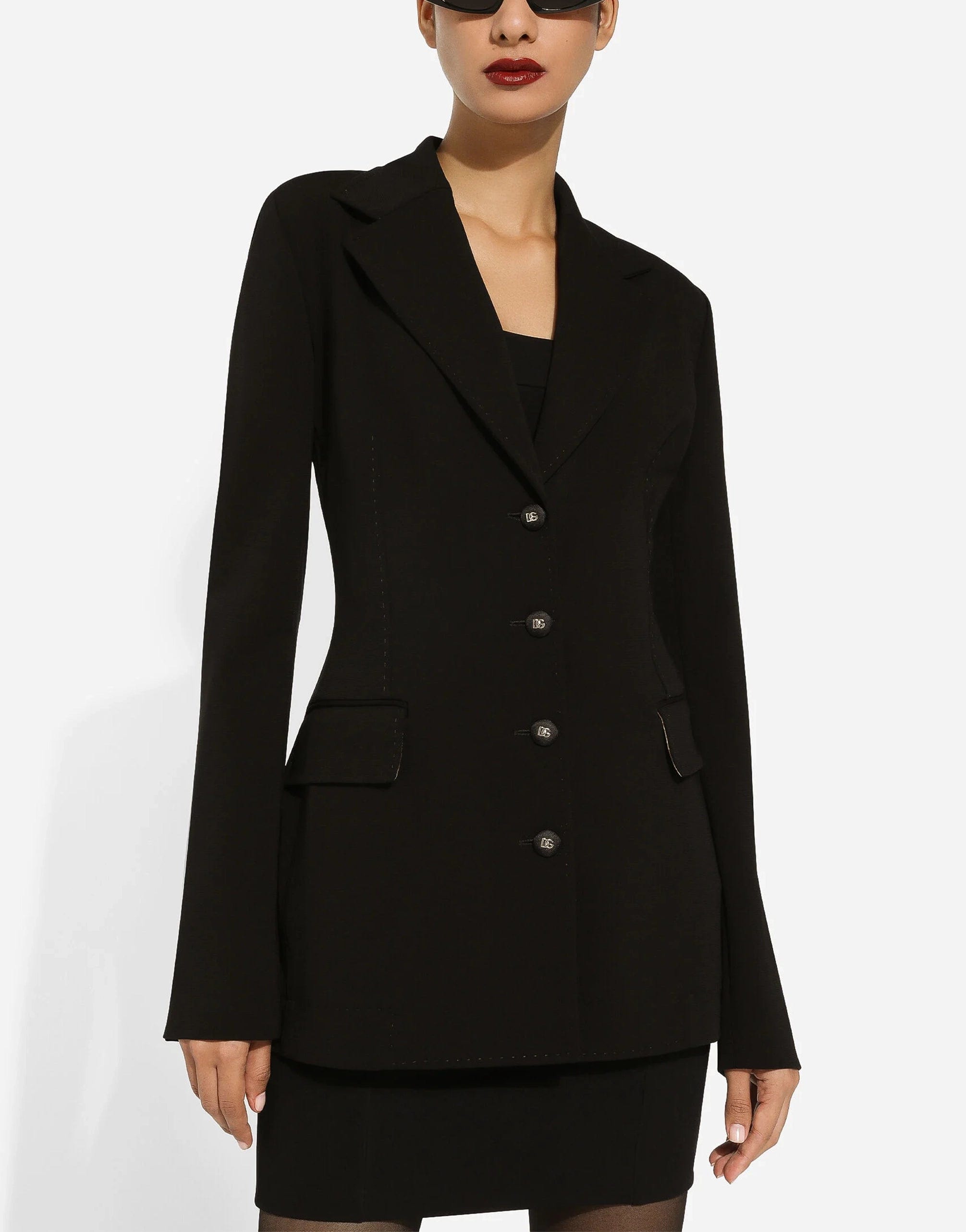 Dolce & Gabbana Turlington Single-Breasted Fitted Blazer