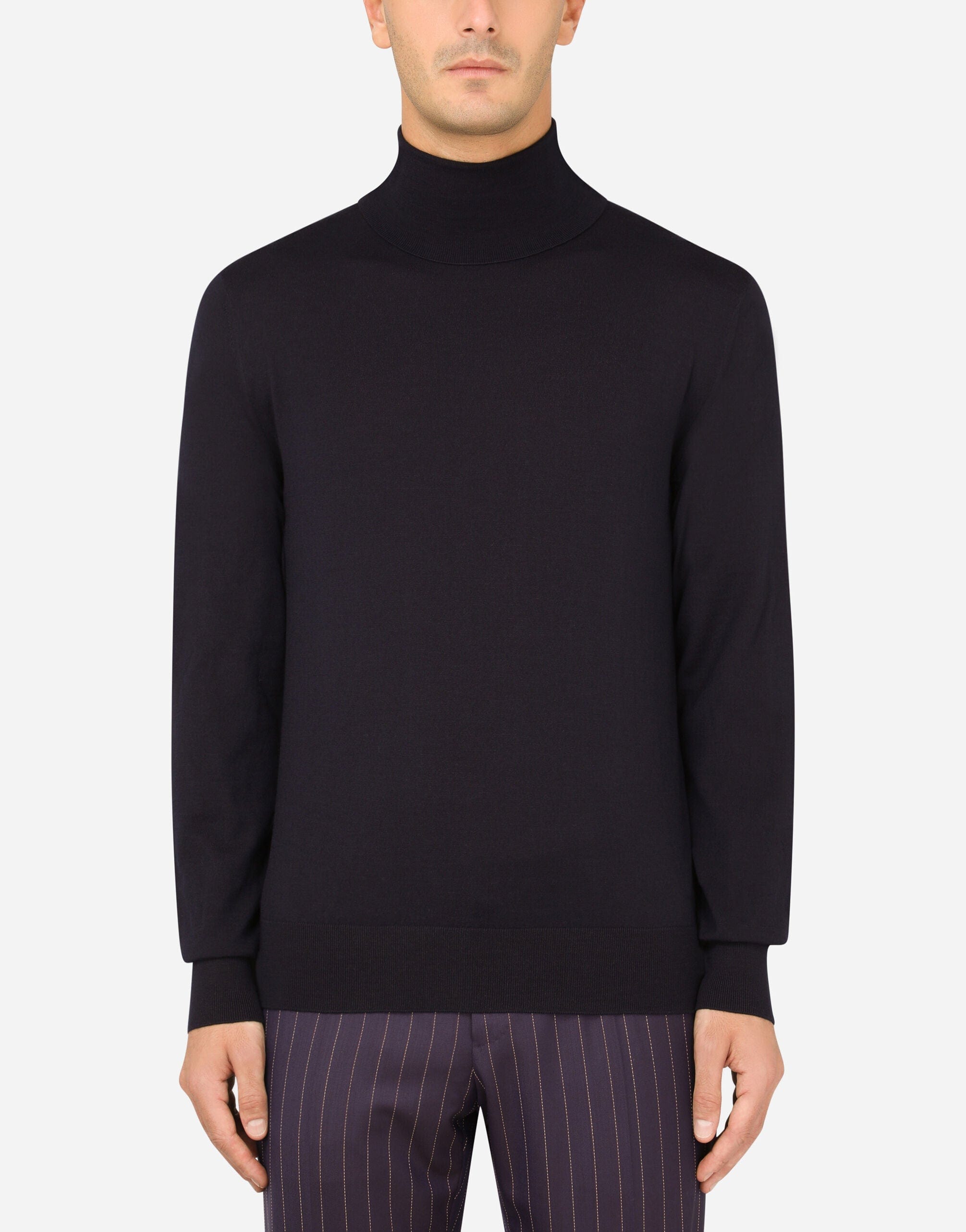 Dolce & Gabbana Turtle-Neck Wool Sweater