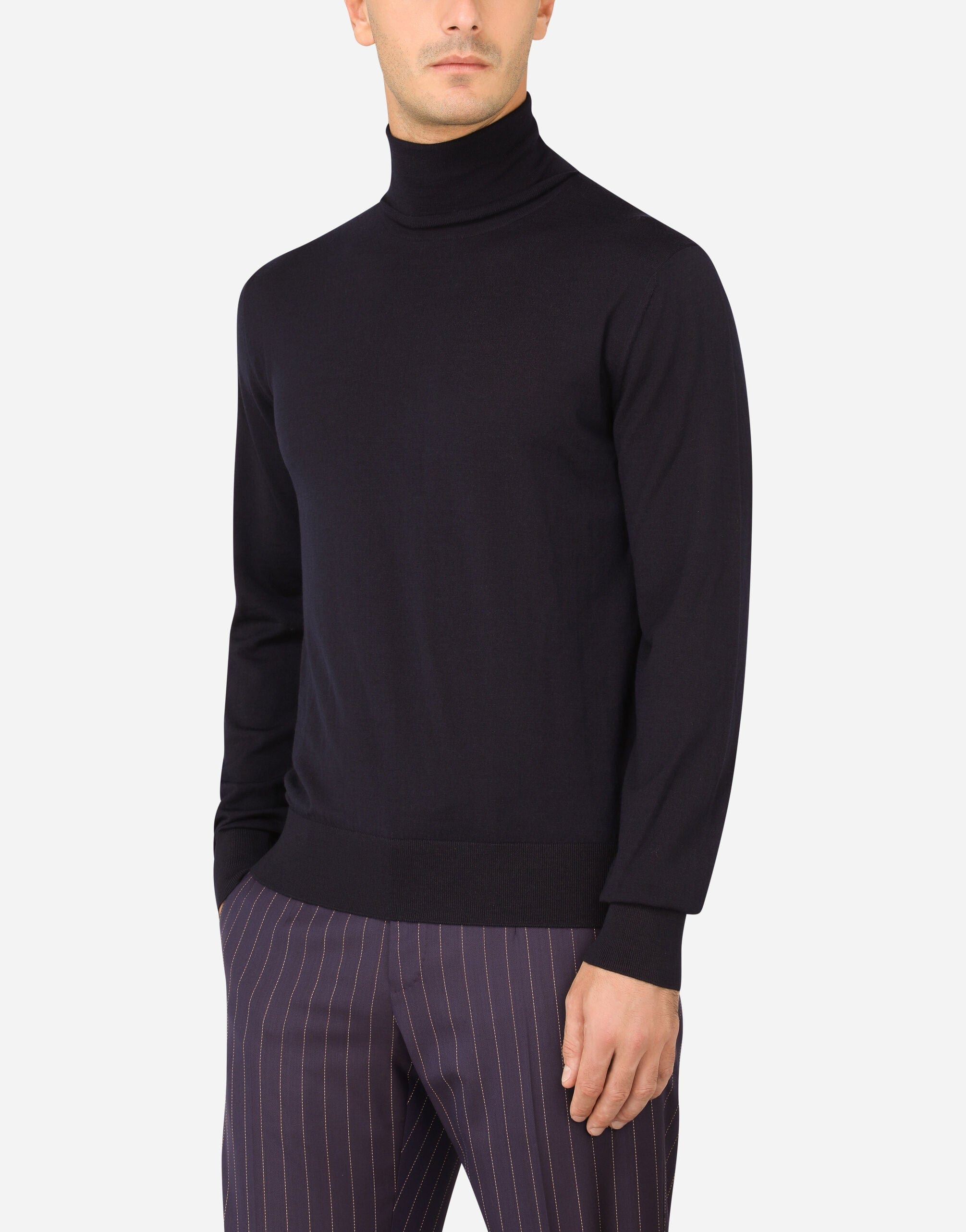 Dolce & Gabbana Turtle-Neck Wool Sweater