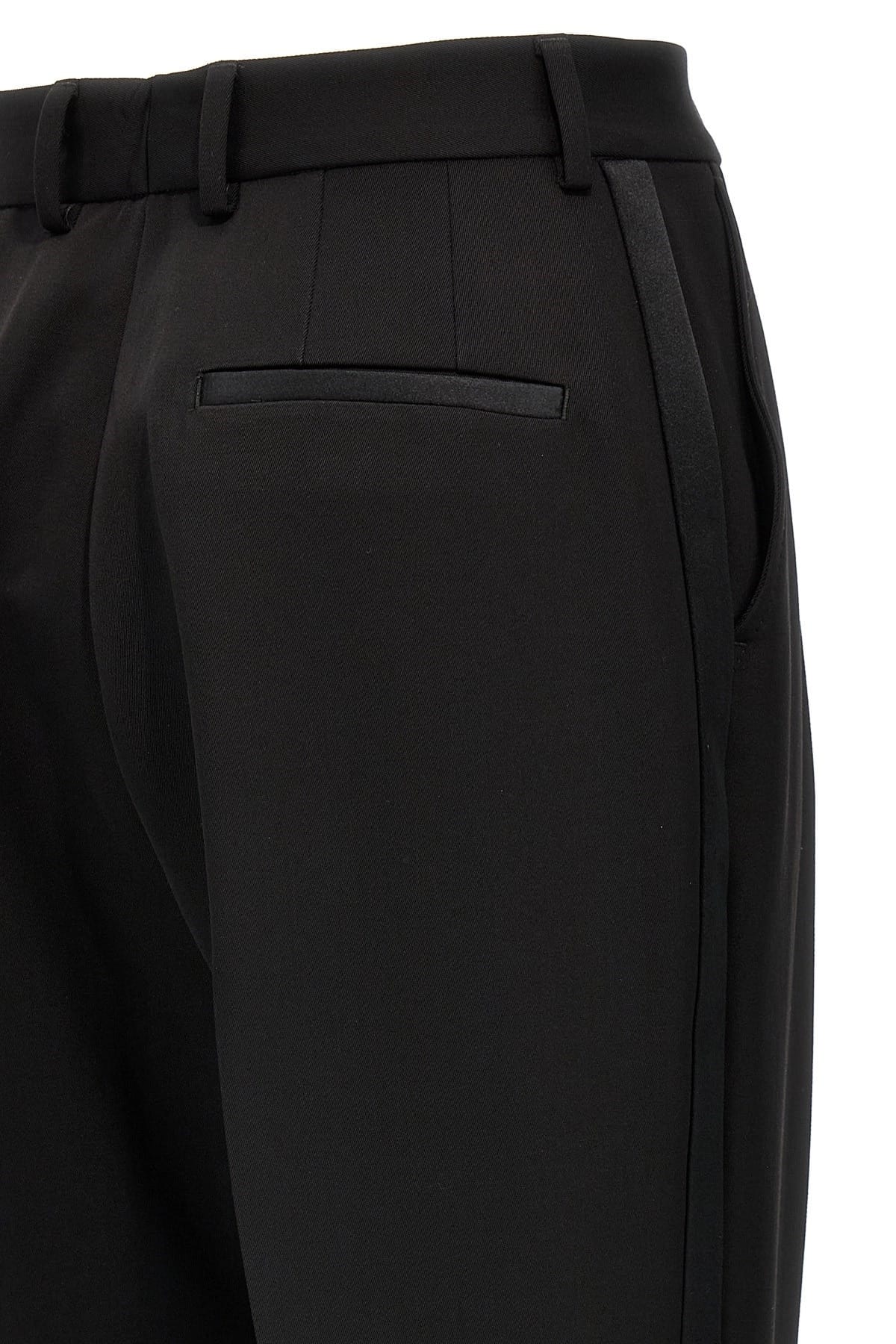 Dolce & Gabbana Dolce & Gabbana Tuxedo Wool Gabardine Pants