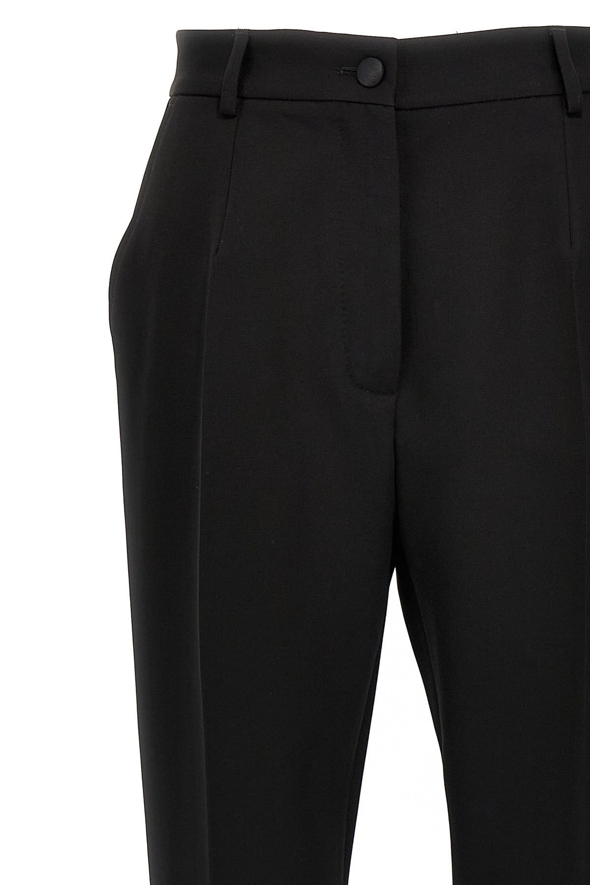 Dolce & Gabbana Dolce & Gabbana Tuxedo Wool Gabardine Pants