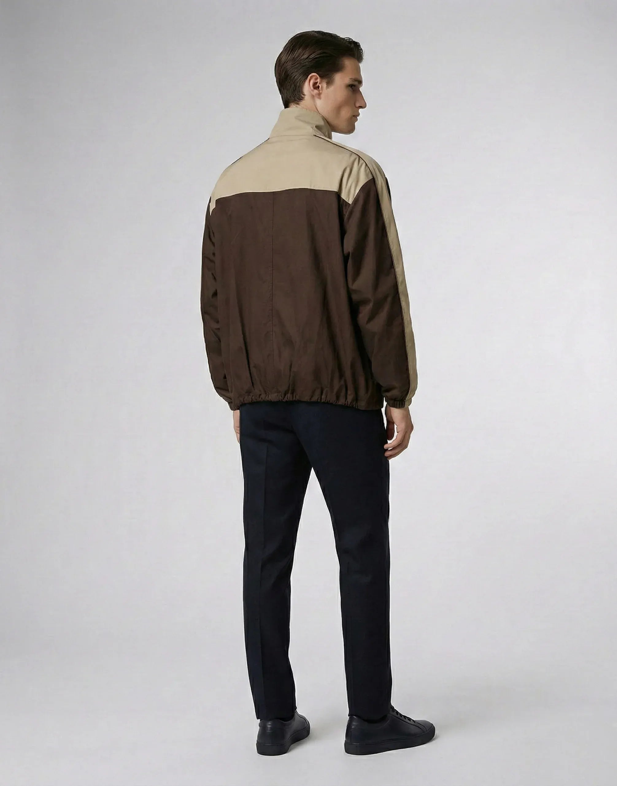 Dolce & Gabbana Two-Tone Panelled Zip-Front Jacket