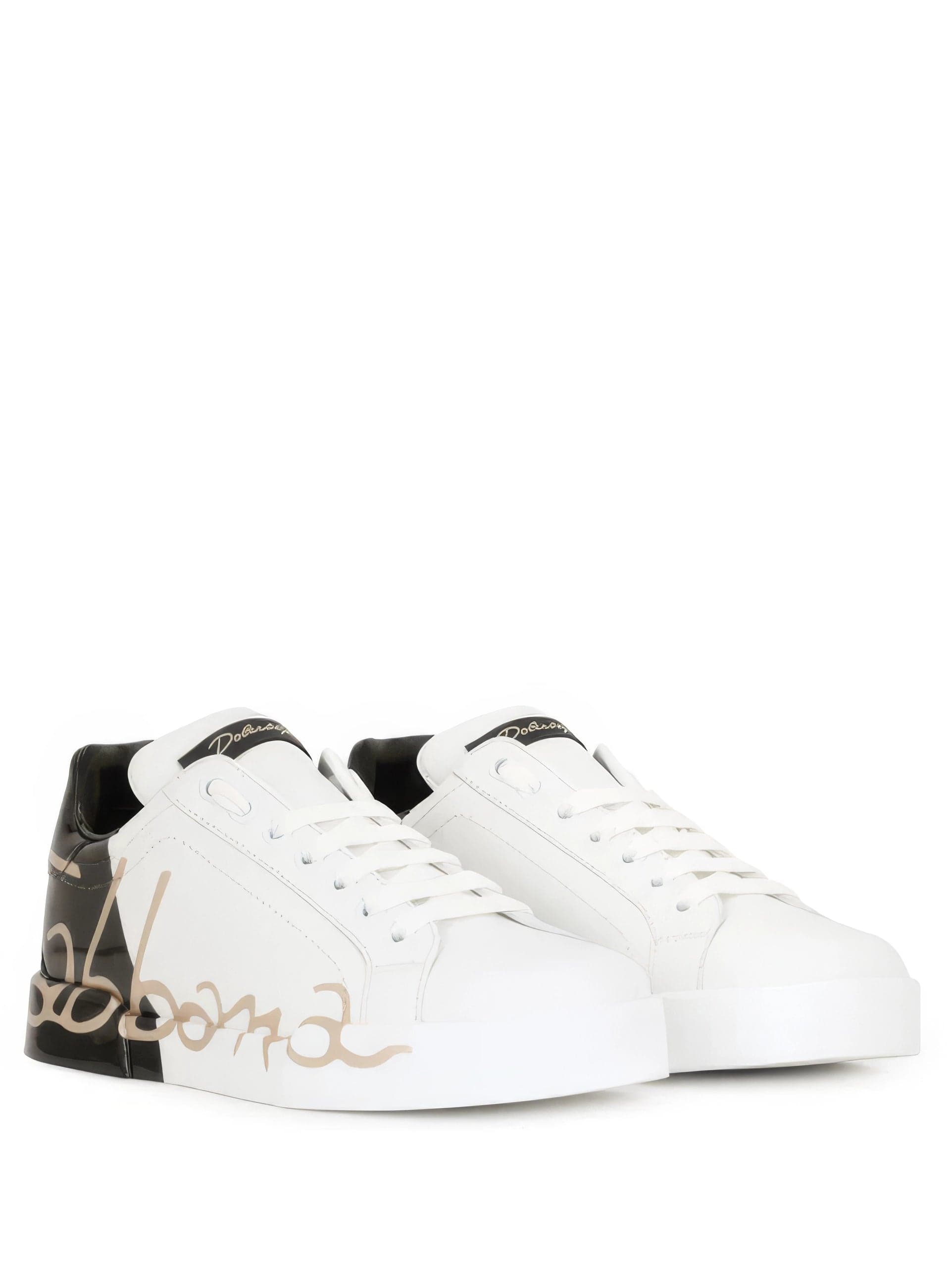 Dolce & Gabbana Two-Tone Portofino Sneakers