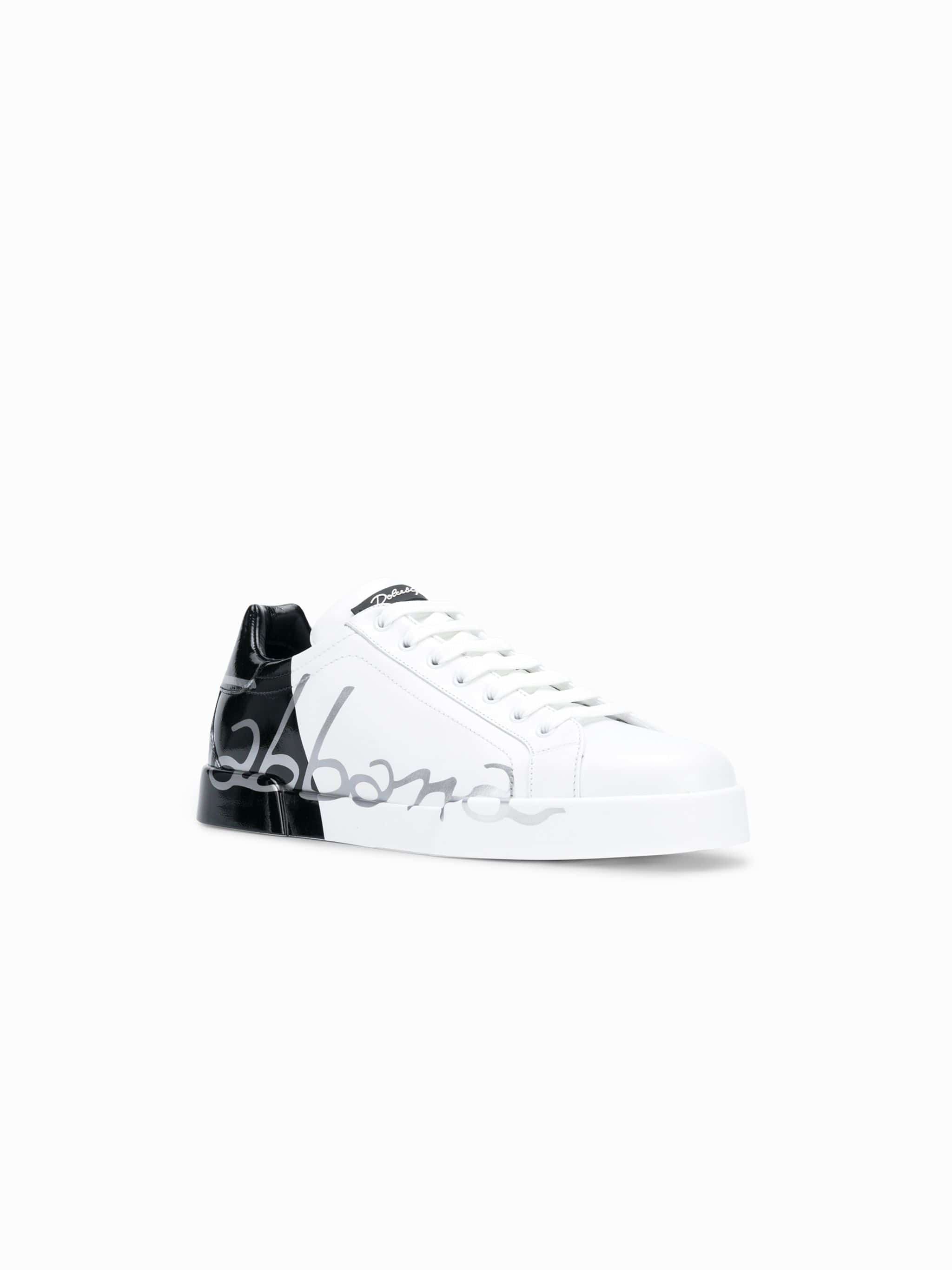 Dolce & Gabbana Two-Tone Portofino Sneakers