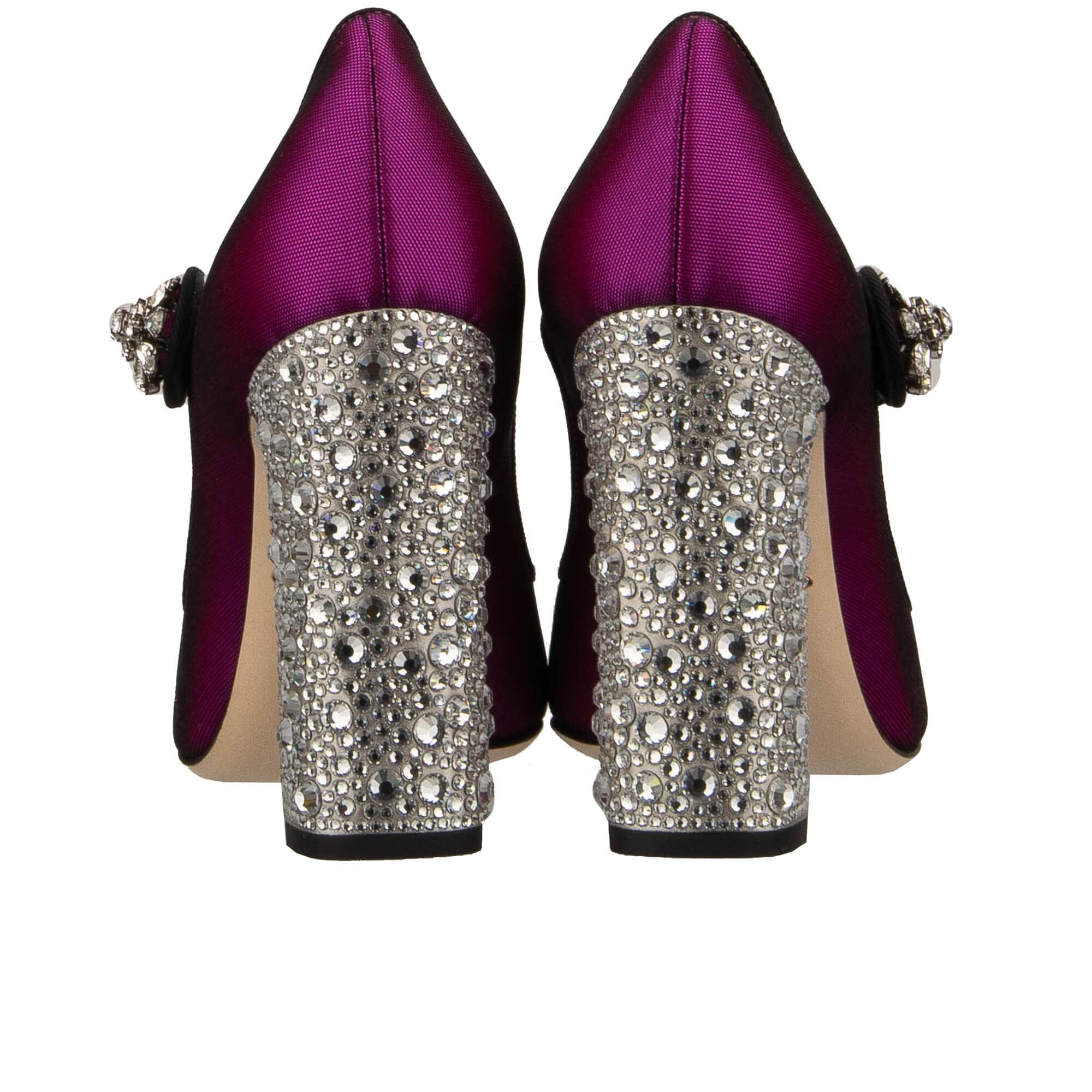 Dolce & Gabbana Vally Crystal-Embellished High-Heel Pumps