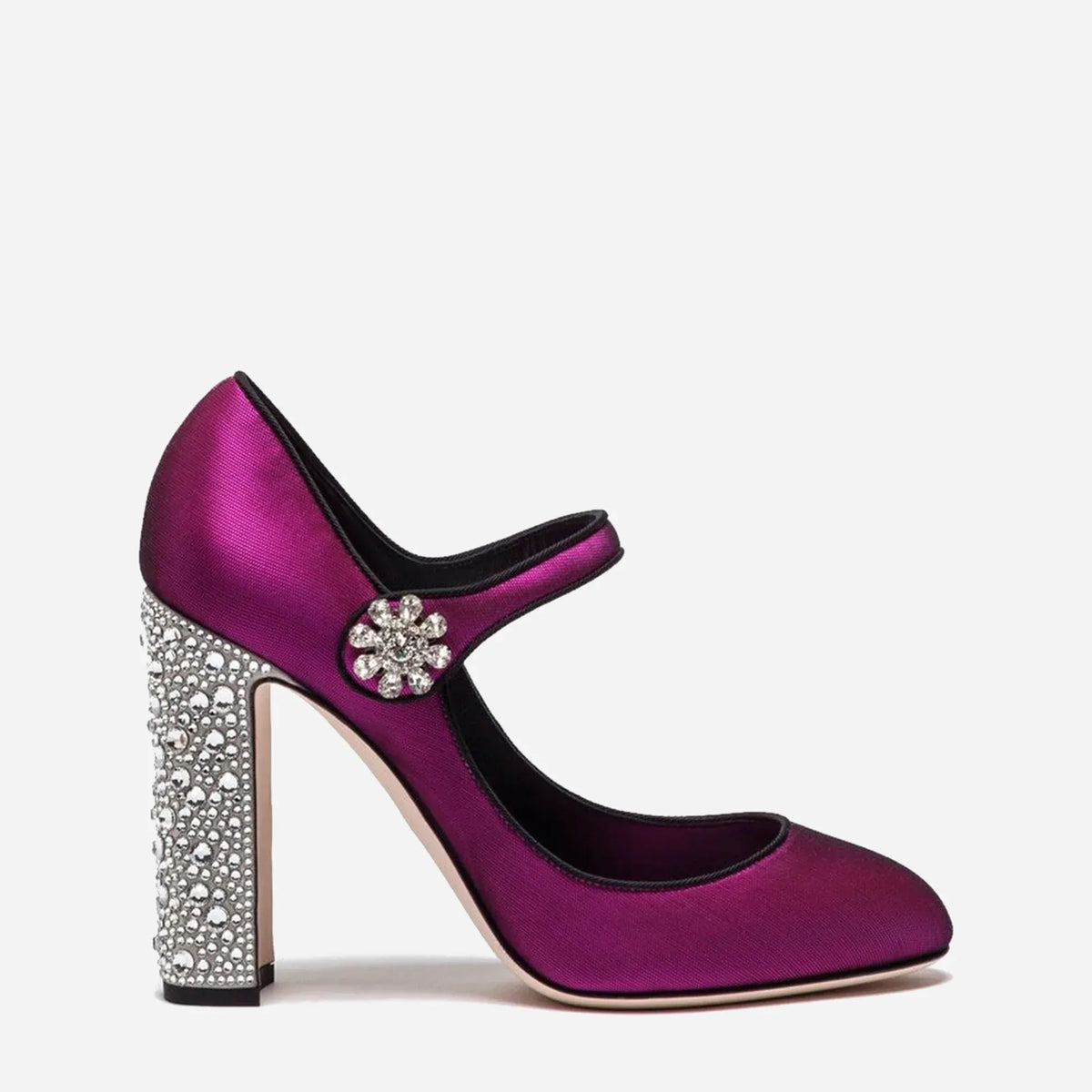 Dolce & Gabbana ヴァリー クリスタル装飾 ハイヒールパンプス