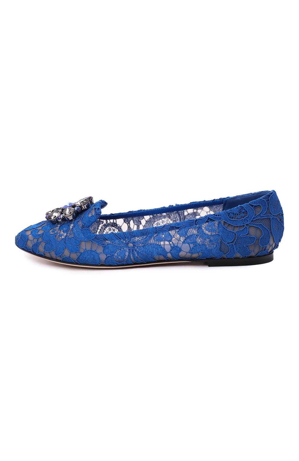 Dolce & Gabbana Dolce & Gabbana Vally Embellished Lace Ballerinas