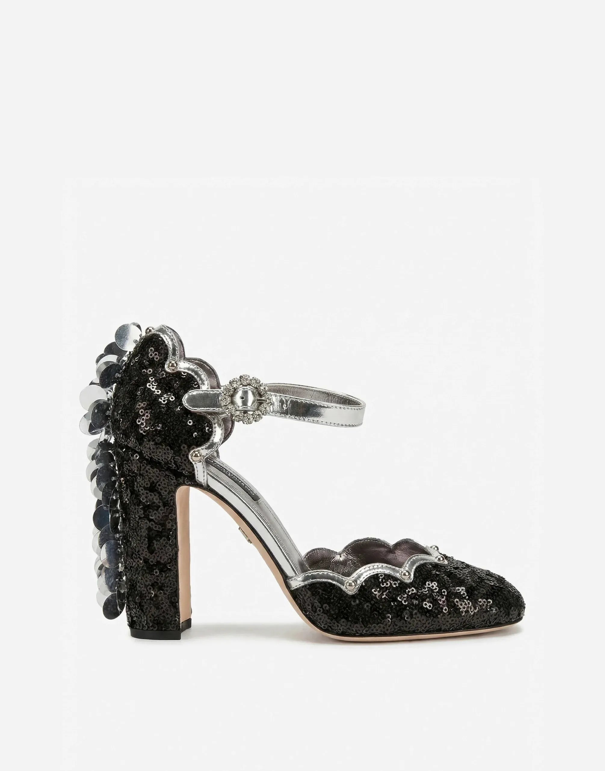 Dolce & Gabbana Vally Sequined Sandals