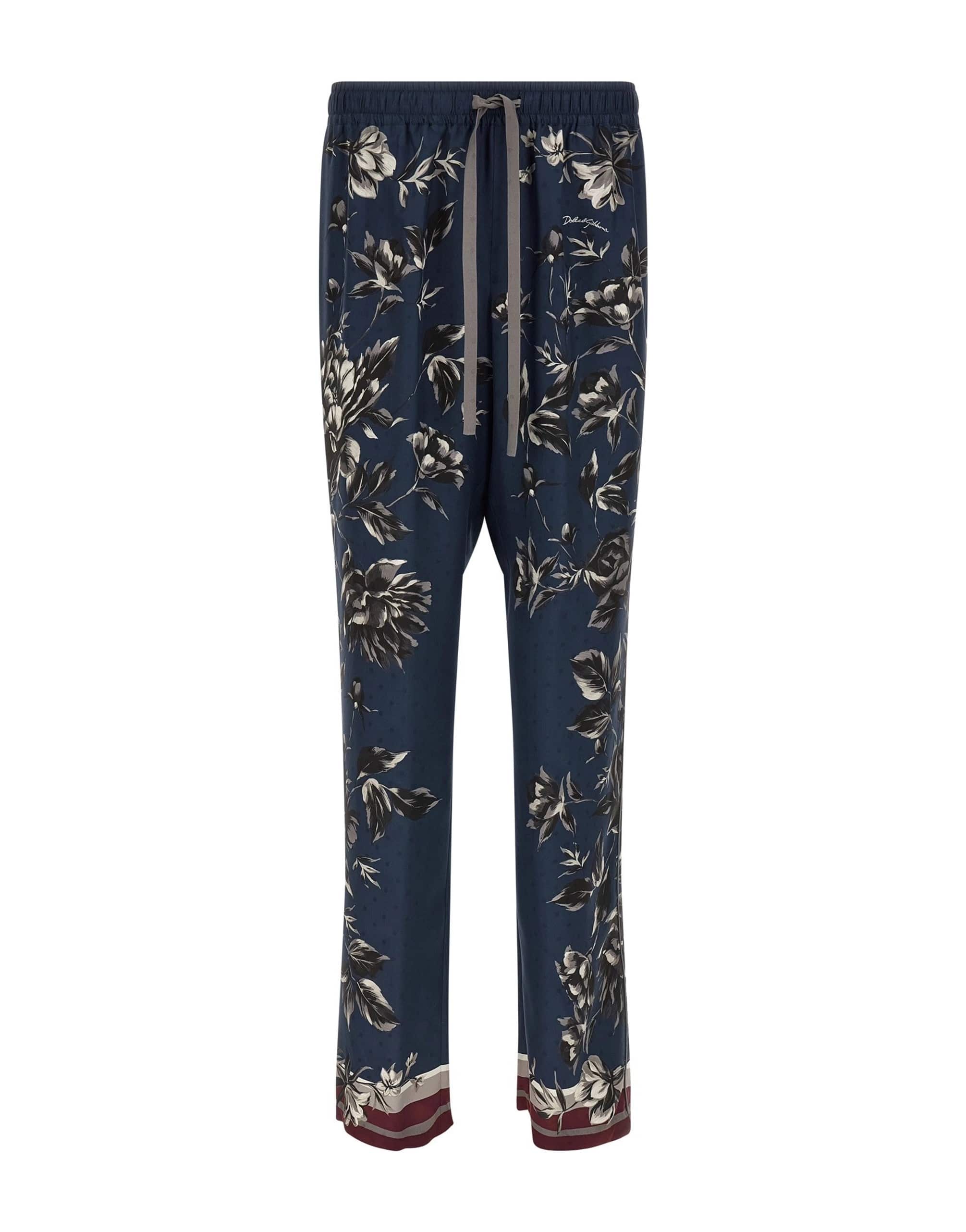 Dolce & Gabbana Dolce & Gabbana Vanity Peonie Print Pants