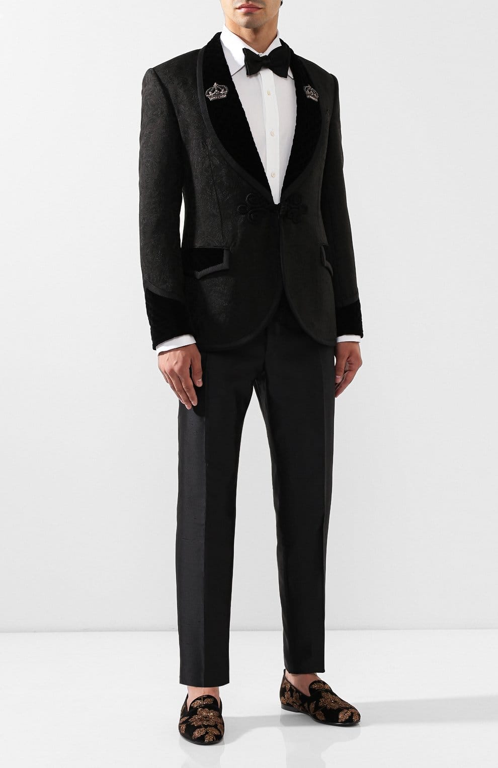 Dolce & Gabbana Dolce & Gabbana Vaticano Velvet Loafers