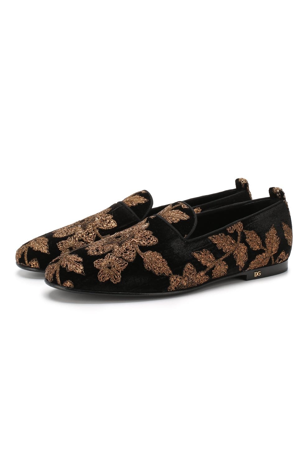 Dolce & Gabbana Dolce & Gabbana Vaticano Velvet Loafers