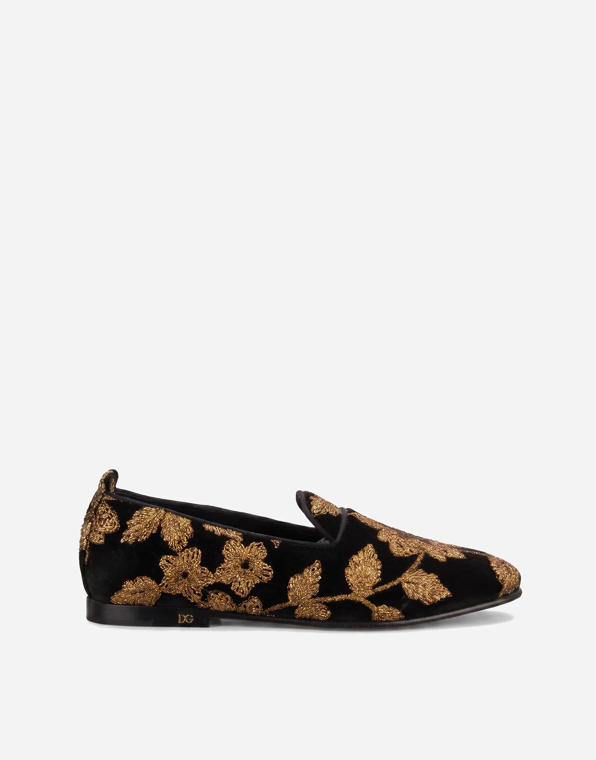 Dolce & Gabbana Dolce & Gabbana Vaticano Velvet Loafers
