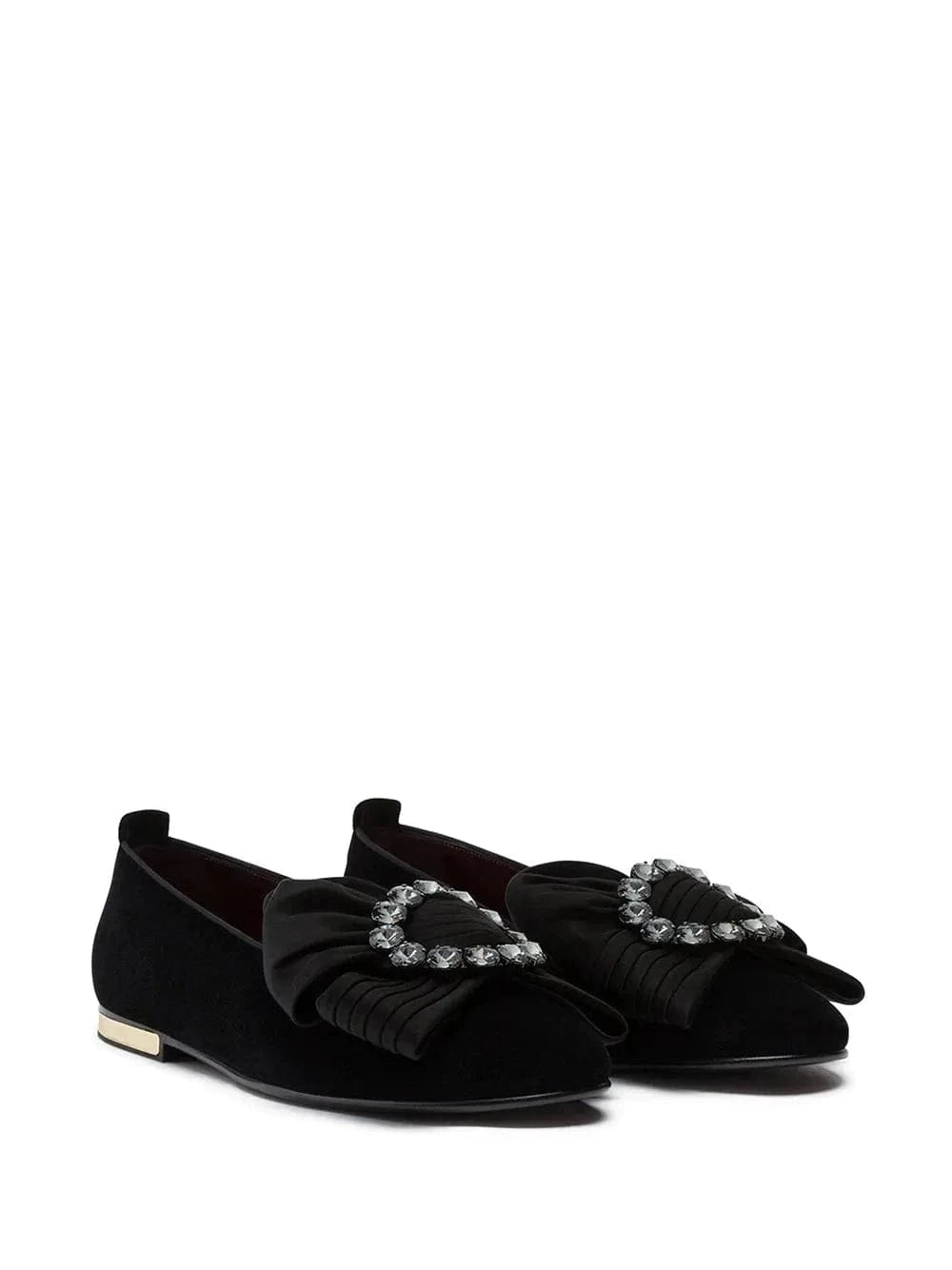 Dolce & Gabbana Velvet Bow Slippers
