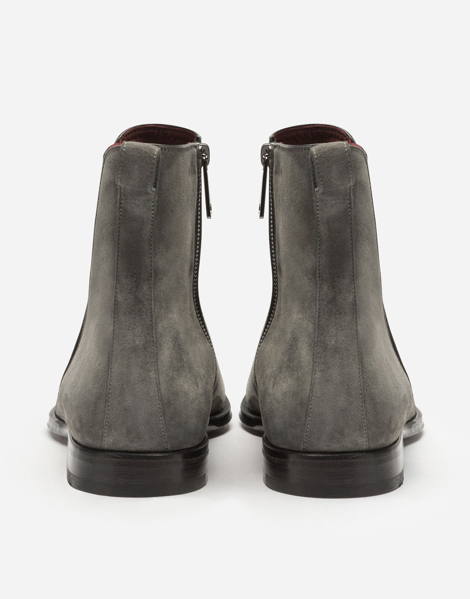 Dolce & Gabbana Velvet Calfskin Chelsea Boots