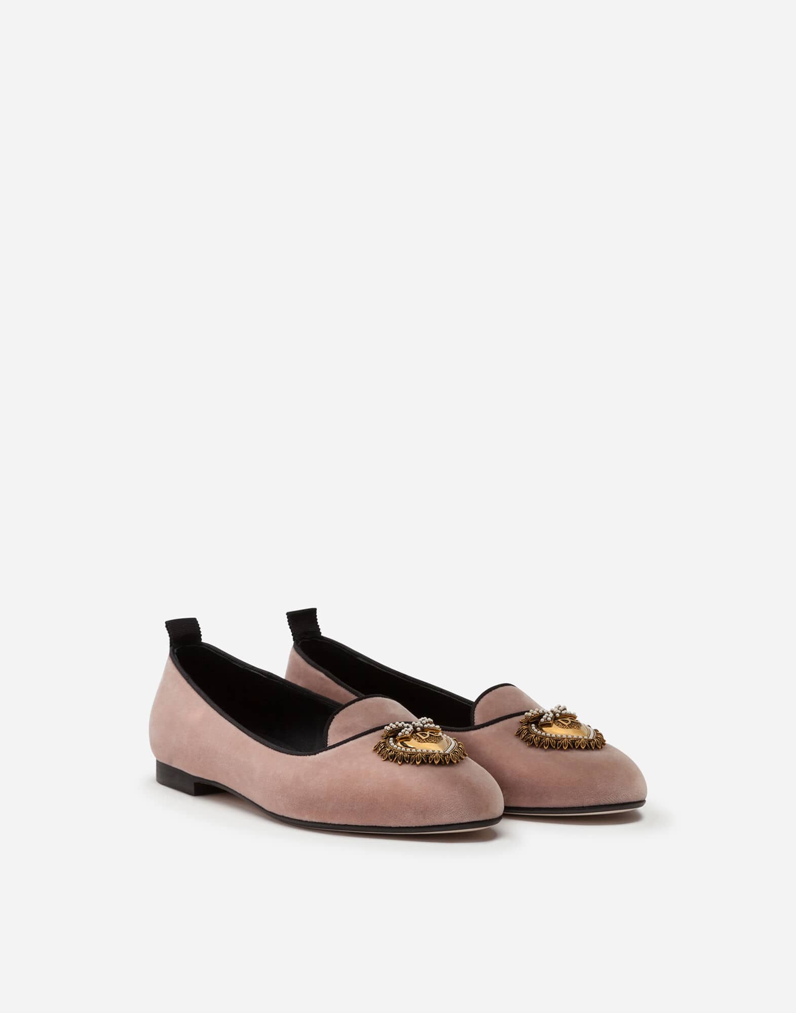 Dolce & Gabbana Velvet Devotion Slippers - alternate view