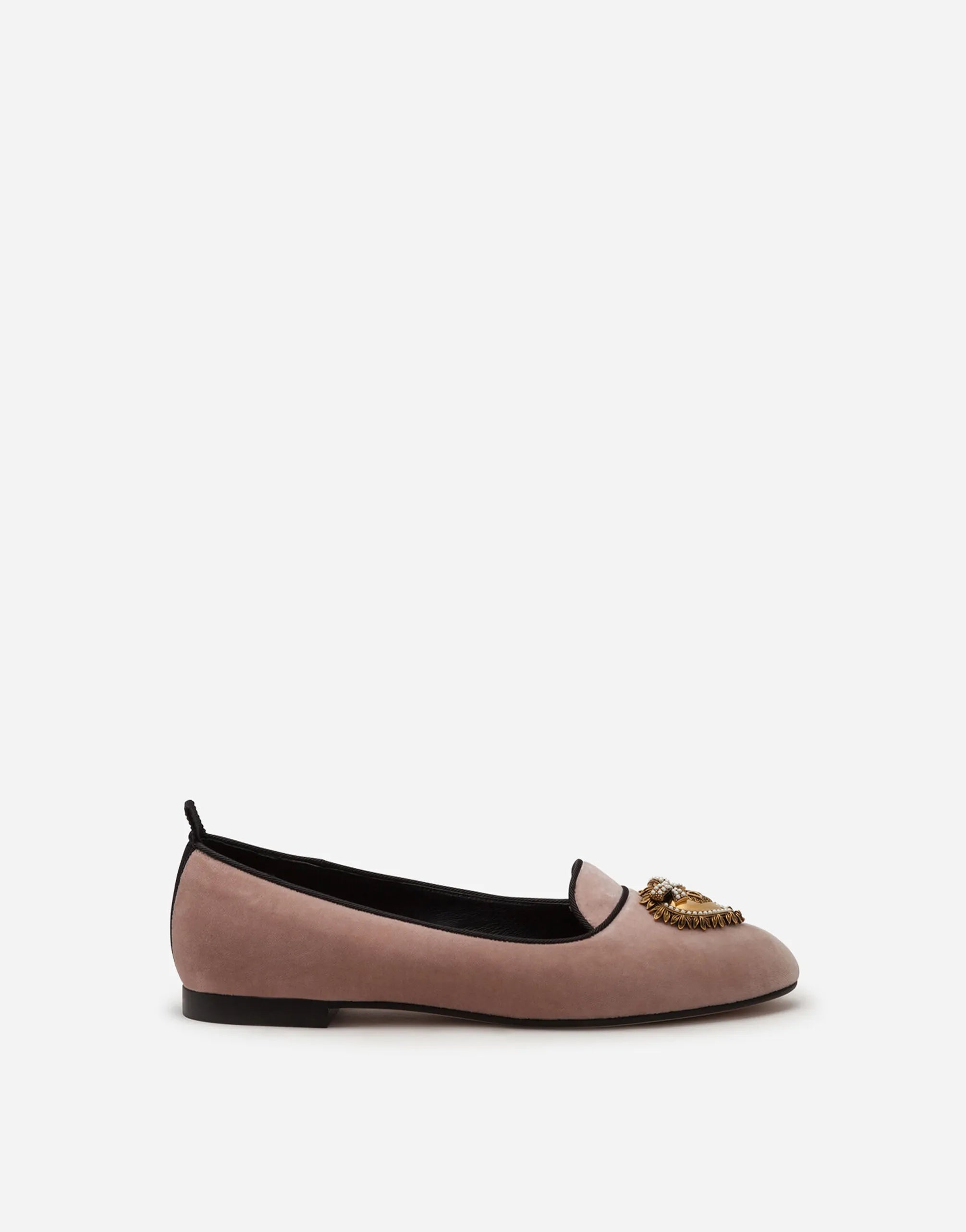 Dolce & Gabbana Dolce & Gabbana Velvet Devotion Slippers