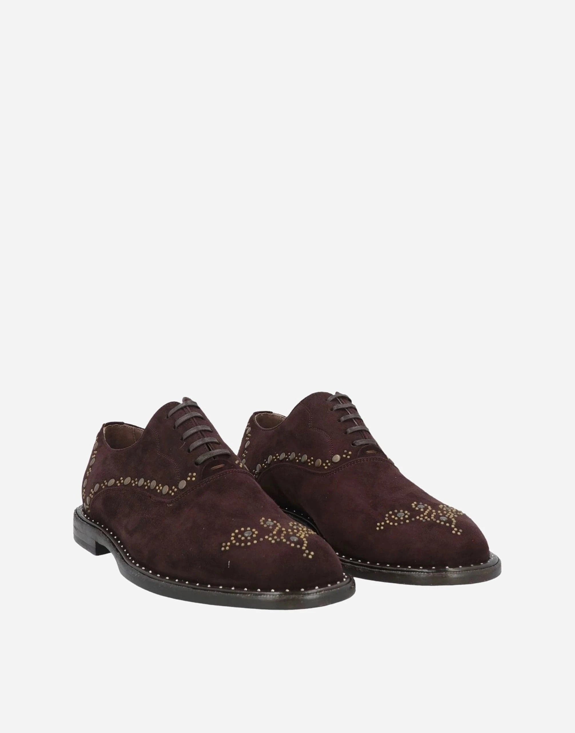 Dolce Gabbana Velvet Oxford Derby Shoes Sendegaro ID