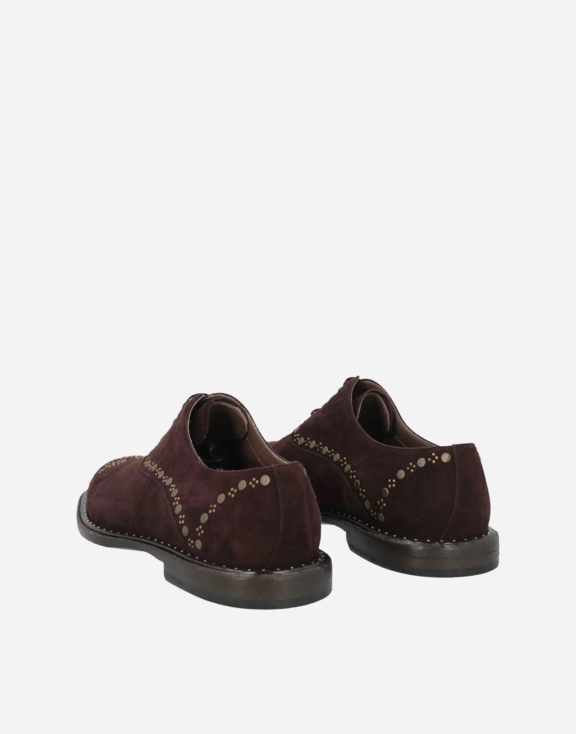 Dolce & Gabbana Velvet Oxford Derby Shoes