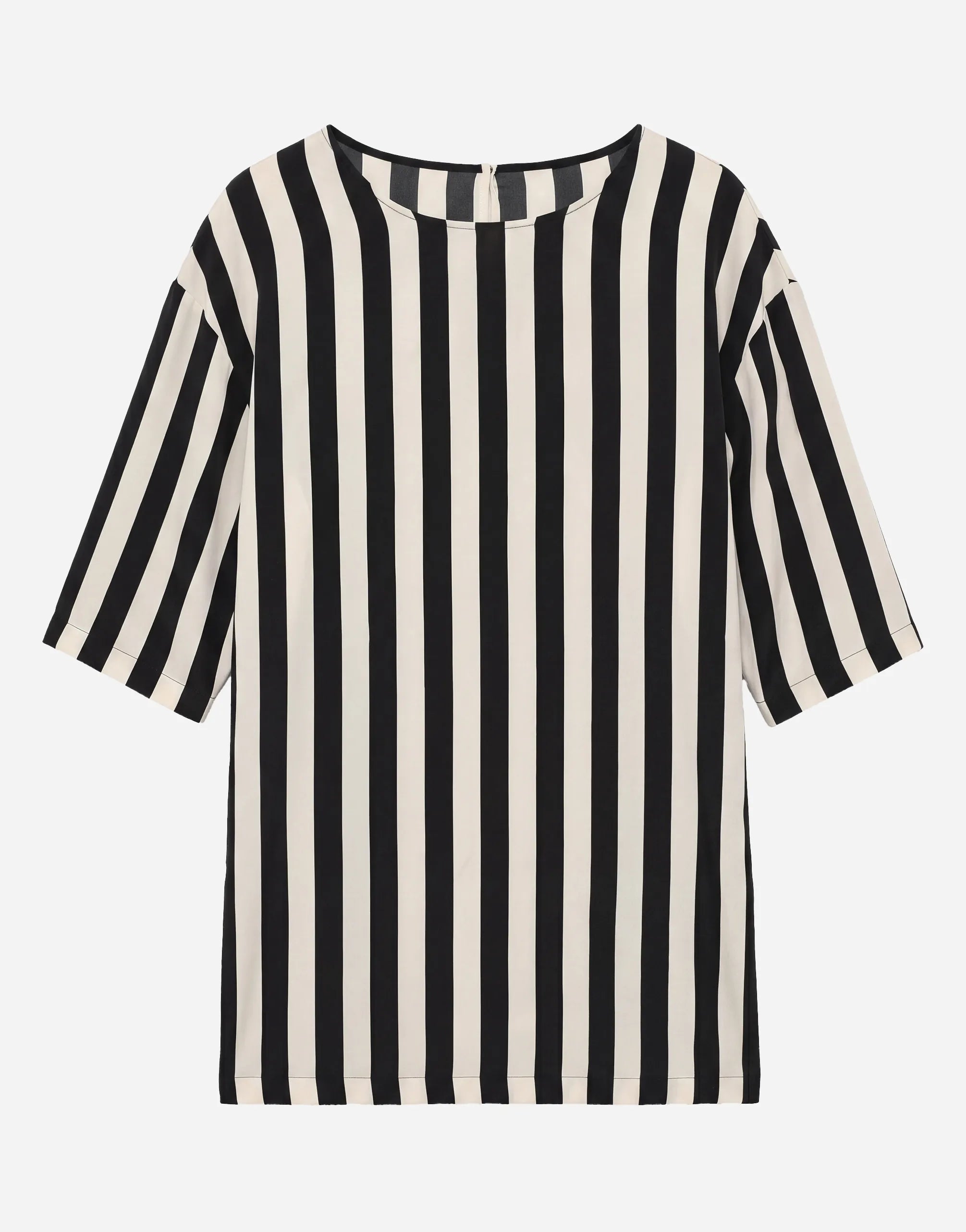 Dolce & Gabbana Dolce & Gabbana Vertical Stripe Tunic Silk Top