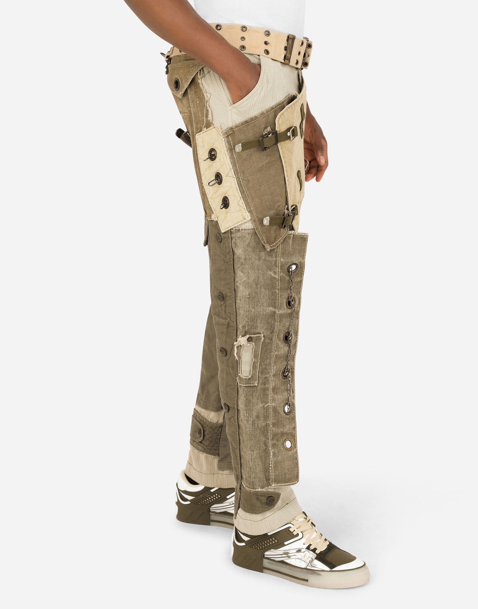 Dolce & Gabbana Vintage Appliqués Cargo Pants | Sendegaro HK