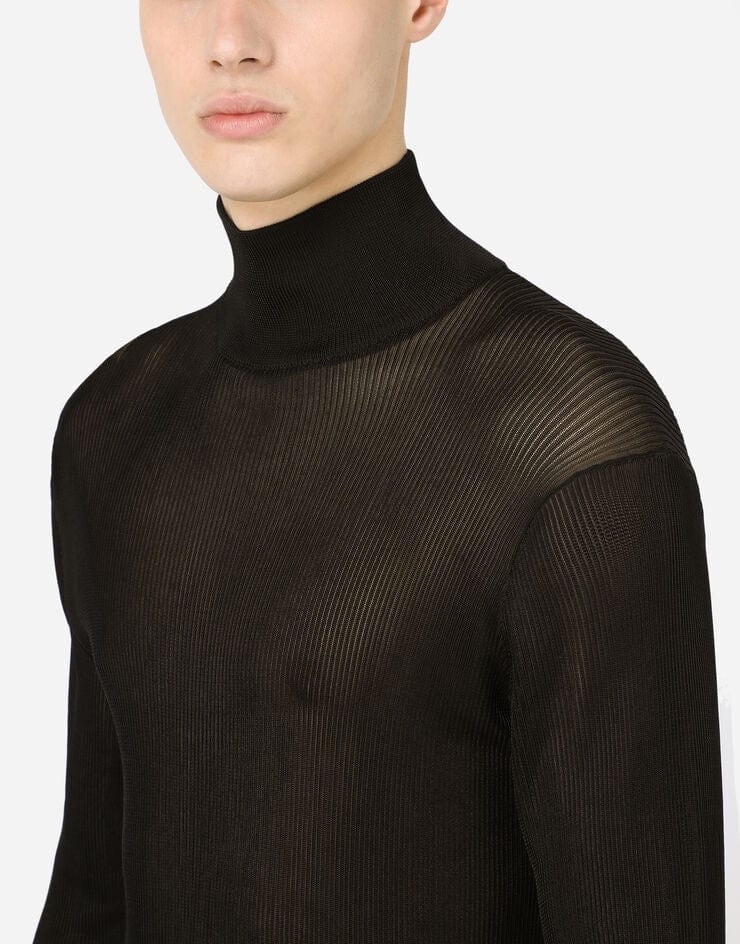 Dolce & Gabbana Viscose Turtle-Neck Sweater