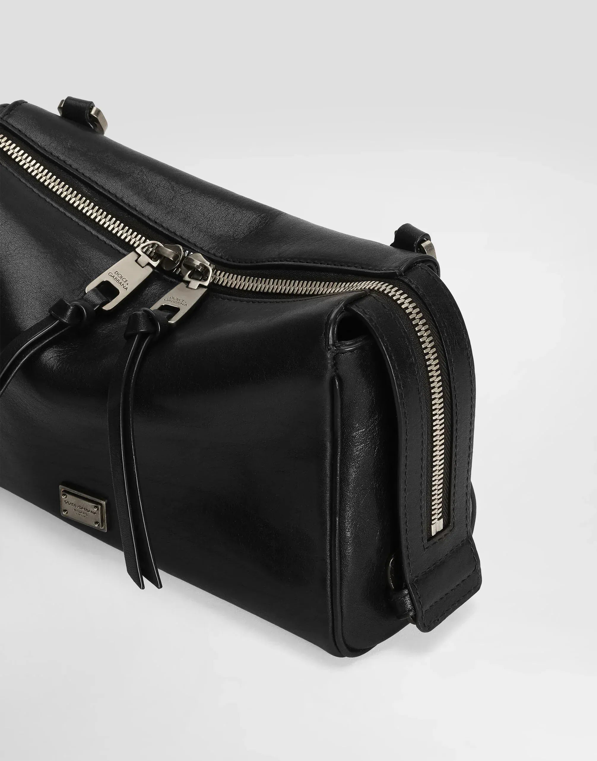 Dolce & Gabbana Vittoria Tempesta Leather Shoulder Bag