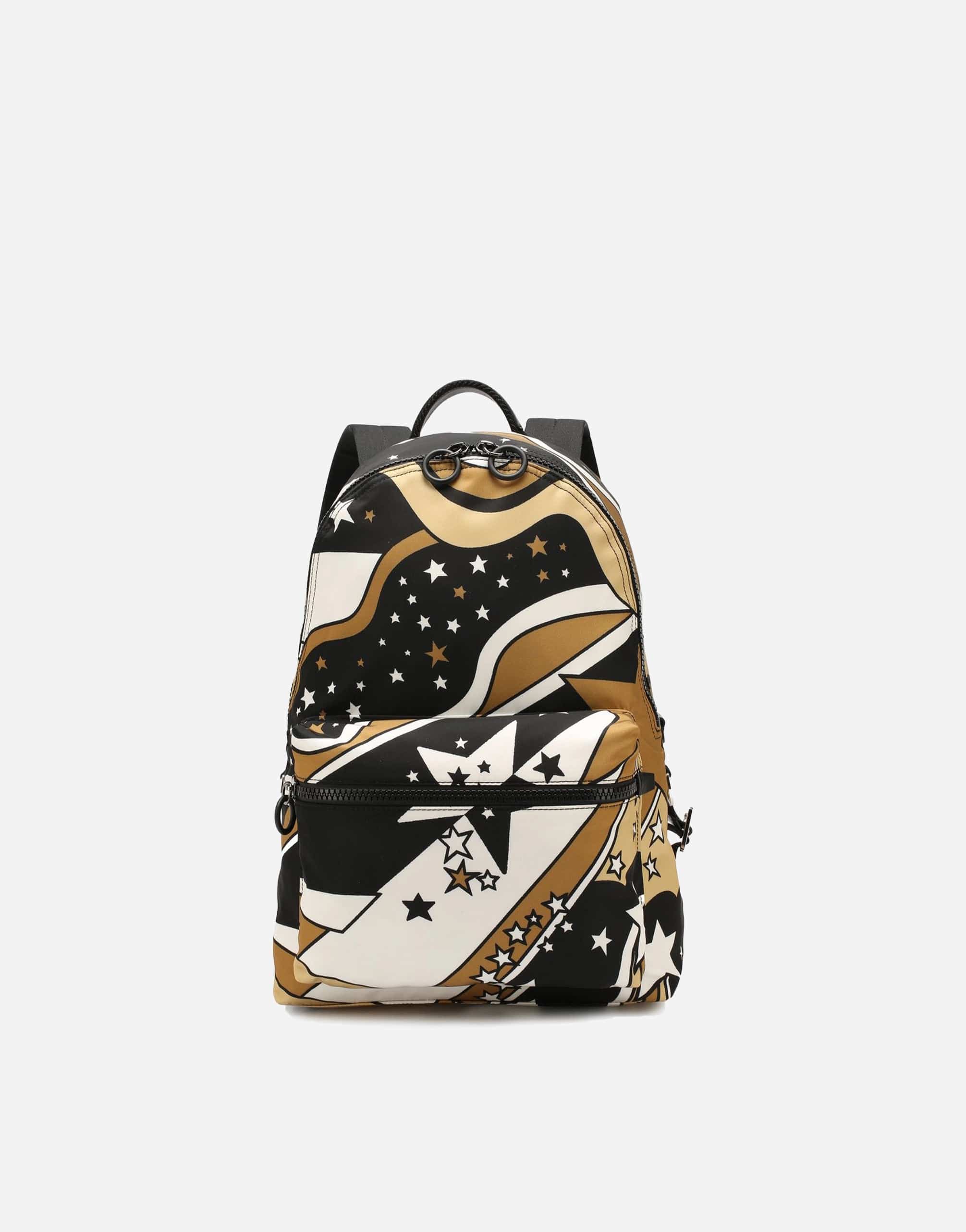 Dolce & Gabbana Vulcano Backpack With Star Print