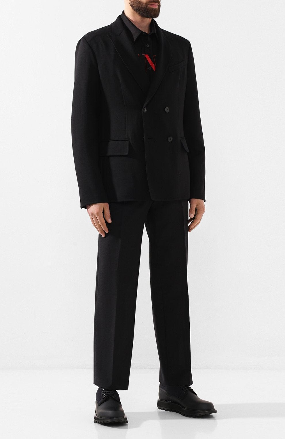 Dolce & Gabbana Vulcano Calfskin Derby Shoes