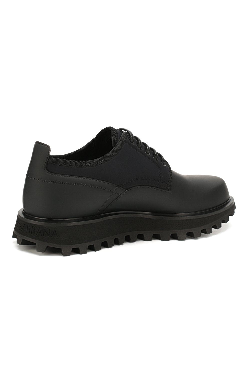 Dolce & Gabbana Vulcano Calfskin Derby Shoes