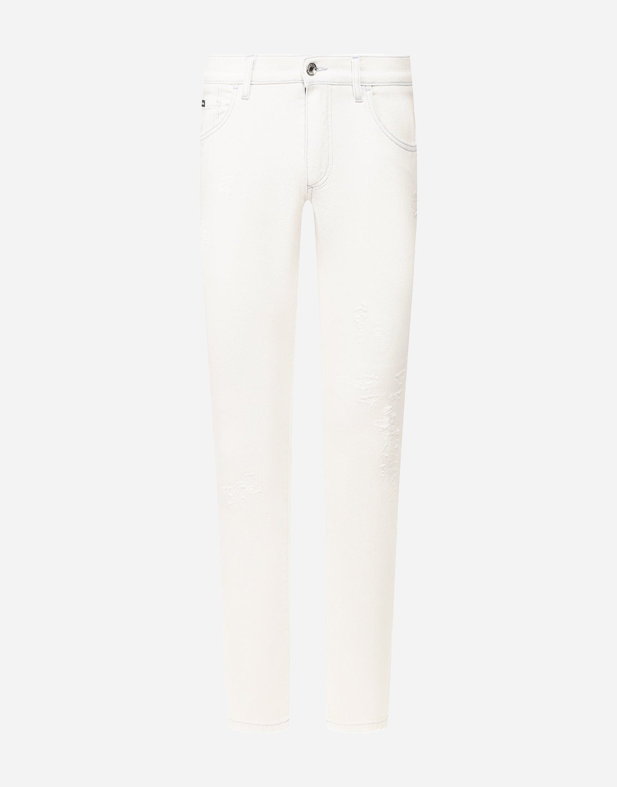 Dolce & Gabbana Wash Skinny-Fit Stretch Jeans