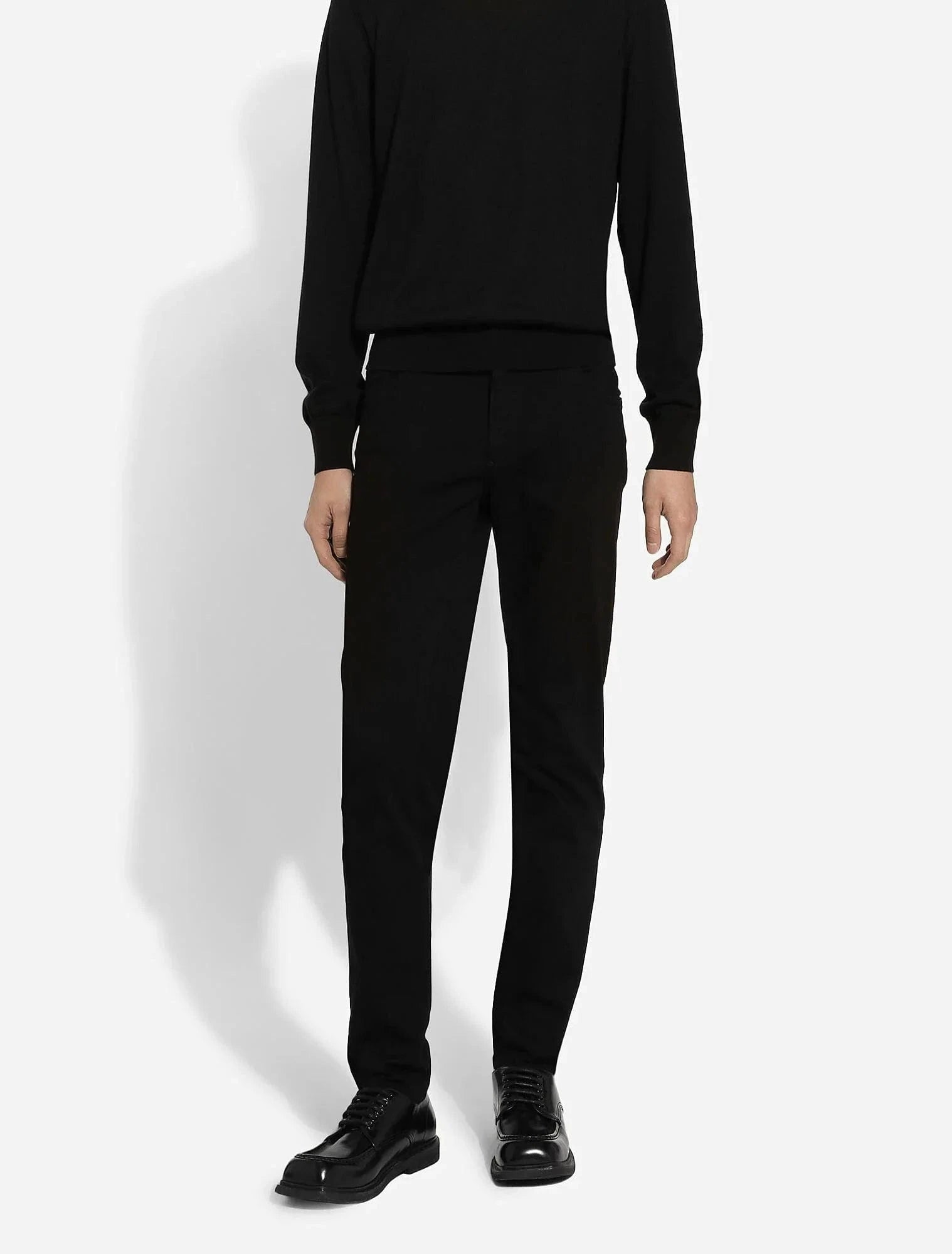 Dolce & Gabbana Washed Black Slim-Fit StretchJeans