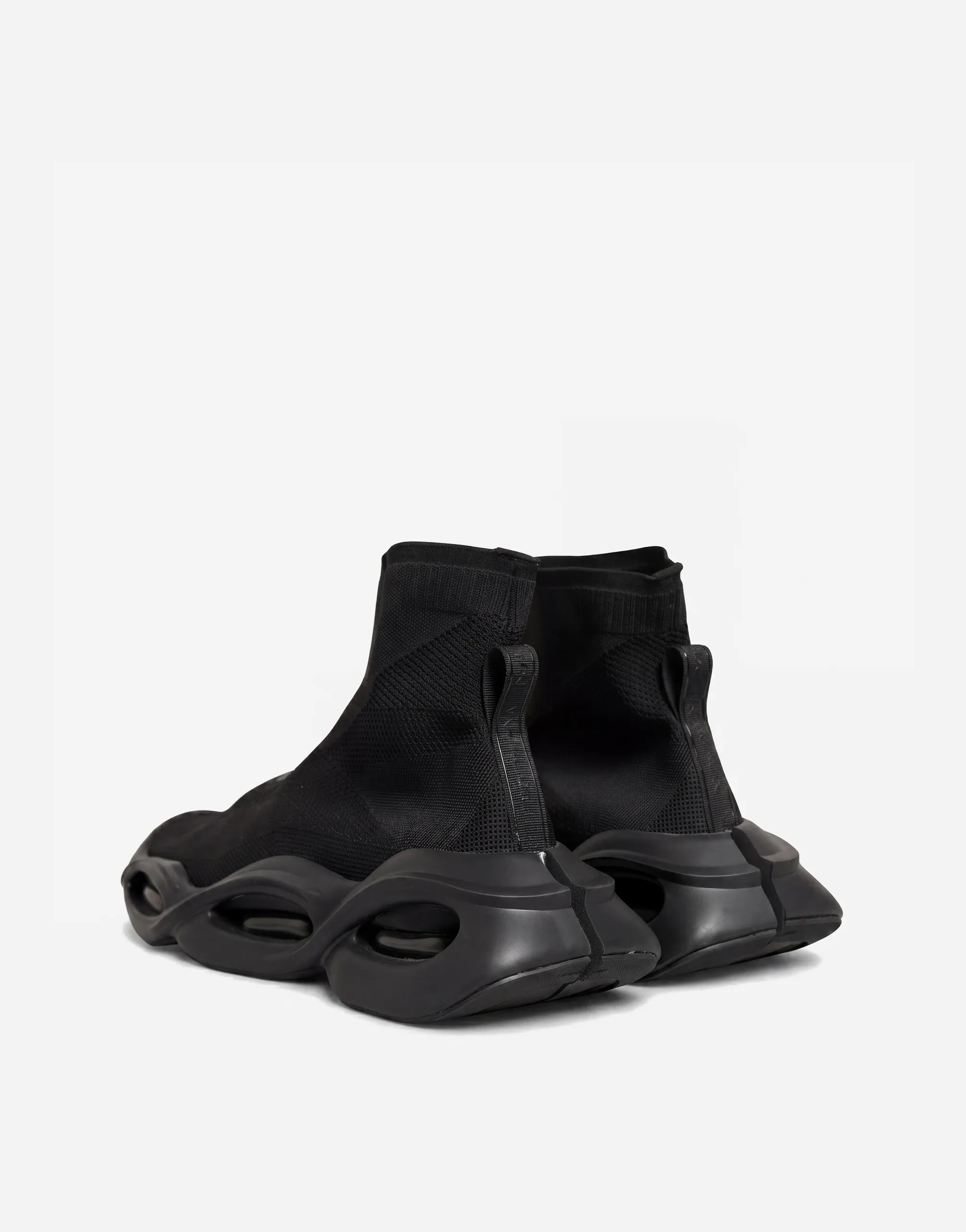 Dolce & Gabbana Dolce & Gabbana Wave Mid-Top Knit Stretch Sneakers