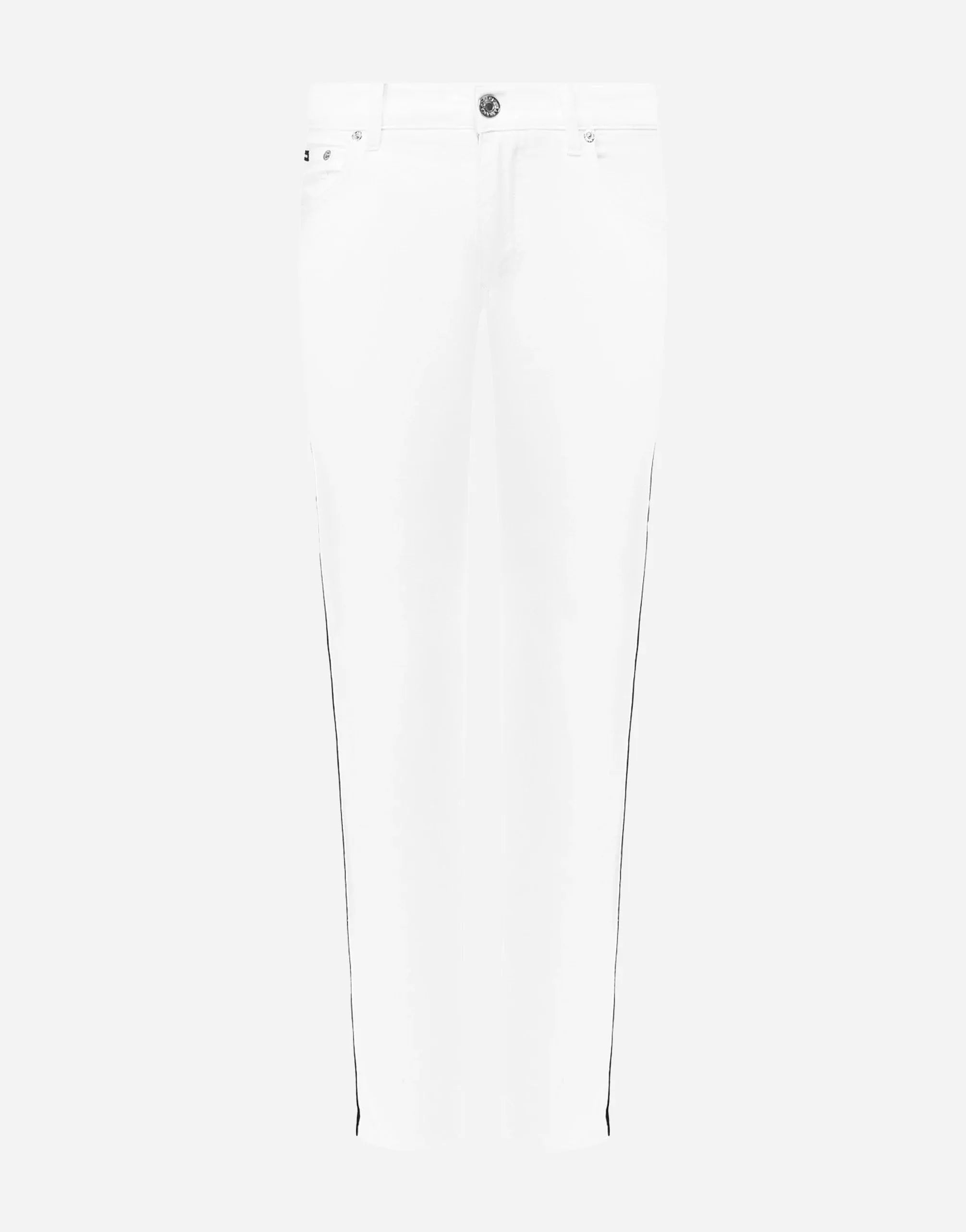 Dolce & Gabbana White Cotton Sweatpants