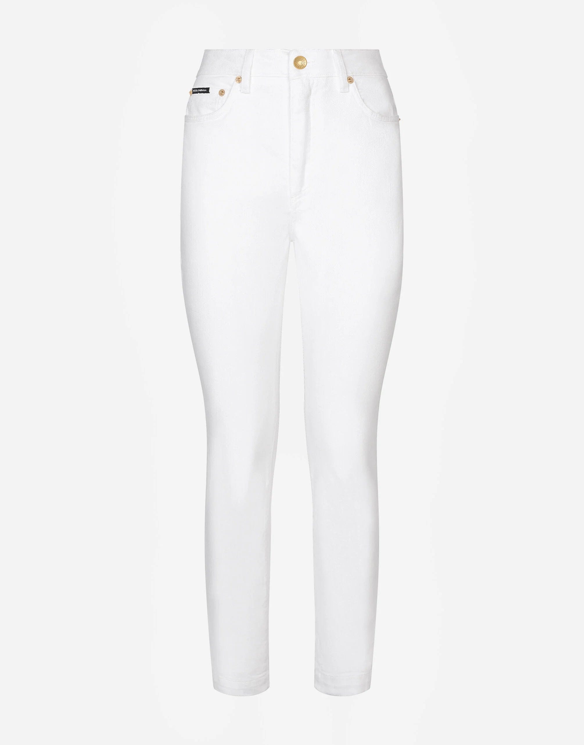 Dolce & Gabbana White Denim Audrey Jeans