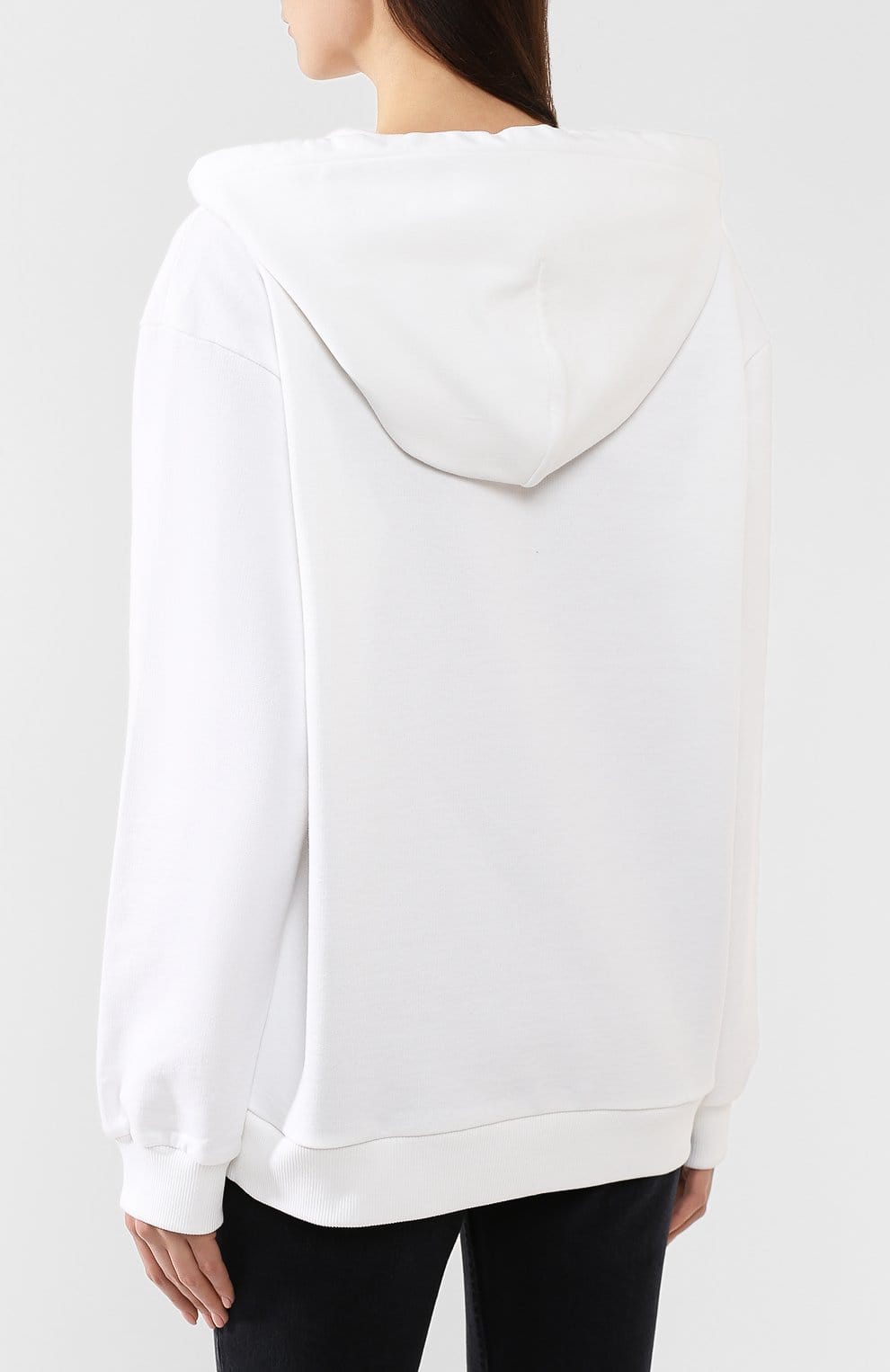 Dolce & Gabbana White L'Amore Cotton Hoodie