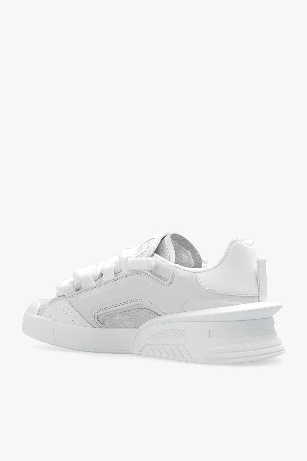 Dolce & Gabbana White Portofino Low-Top Sneakers