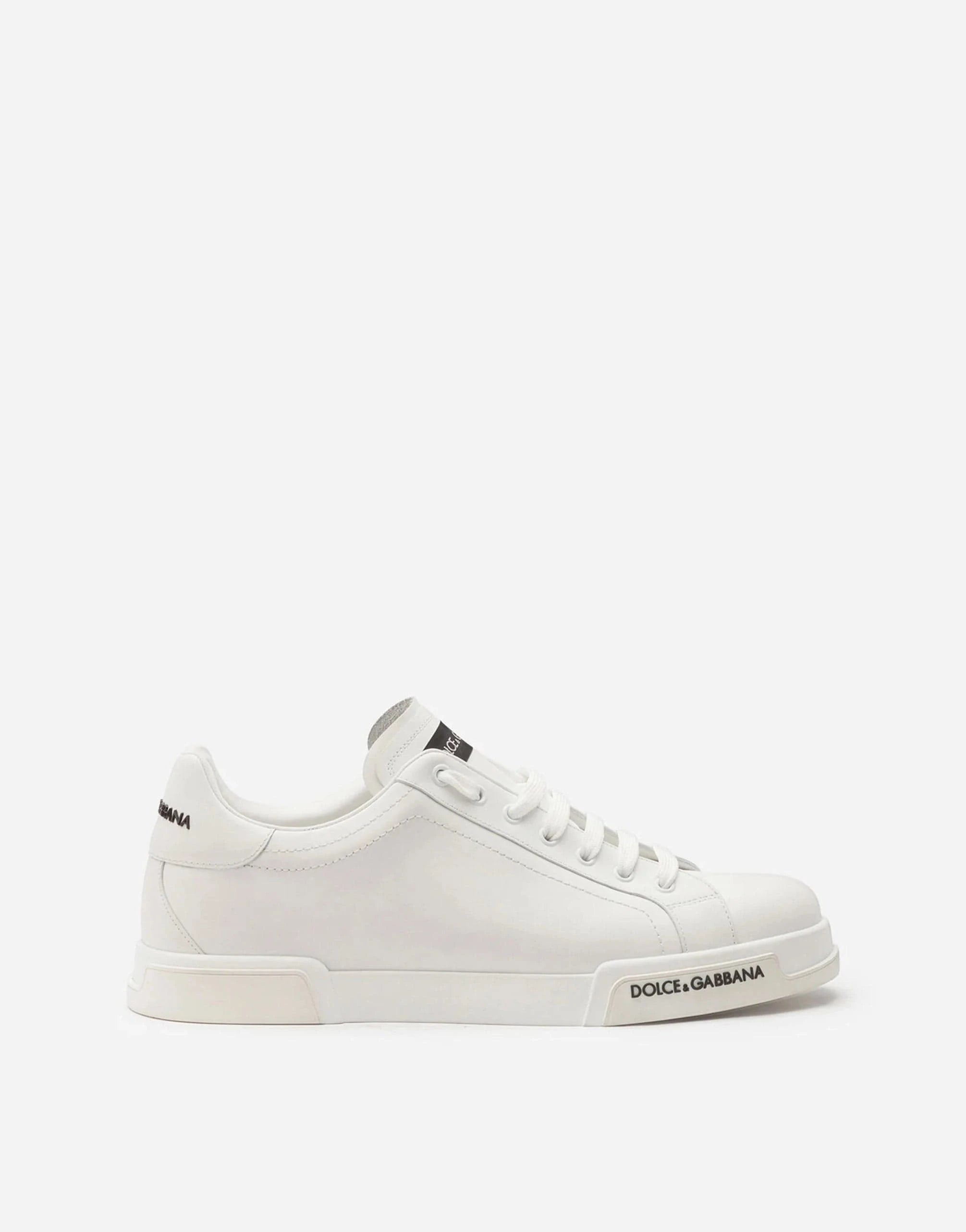 Dolce & Gabbana White Portofino Sneakers | Sendegaro