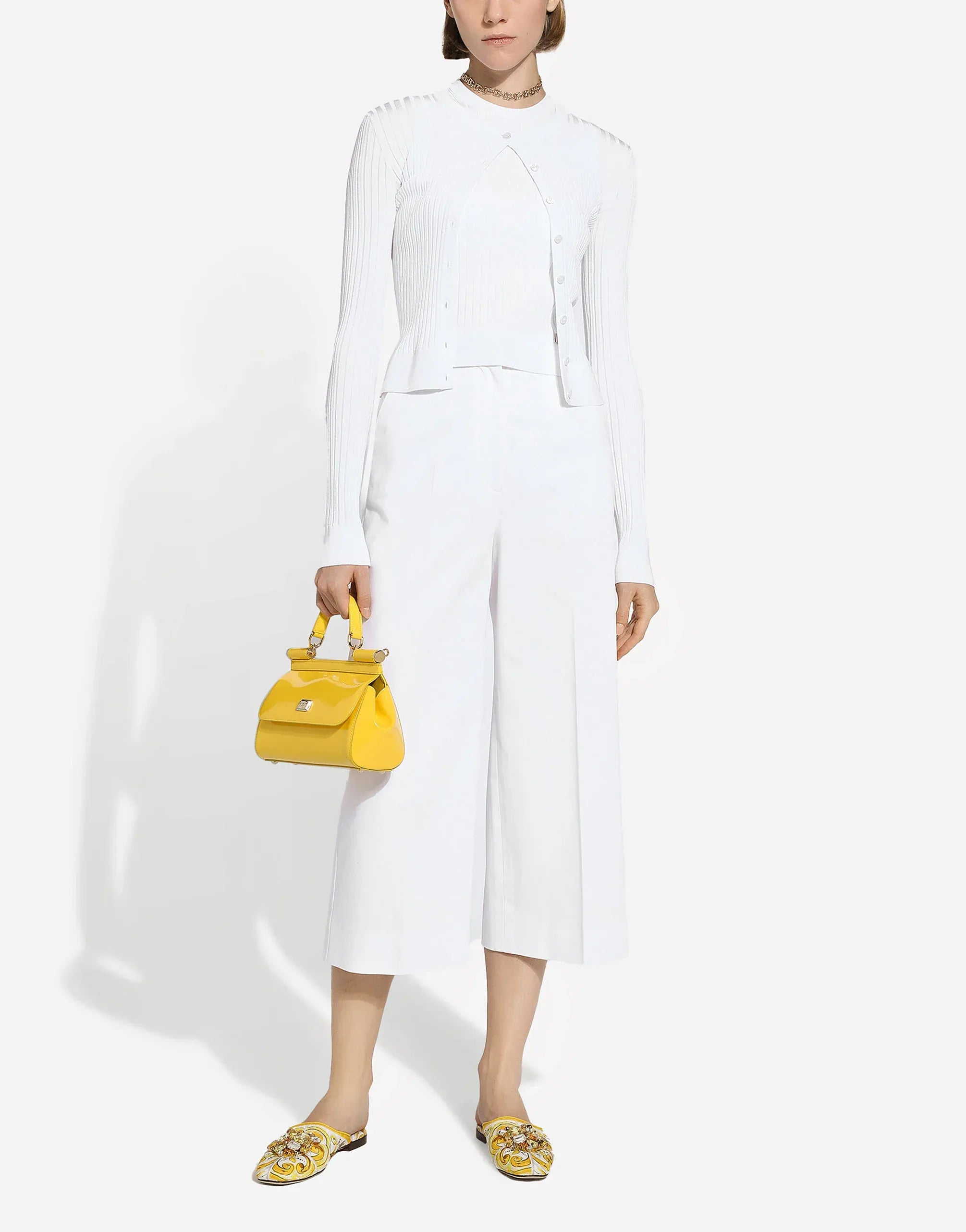 Dolce & Gabbana Wide Leg Casual Trousers