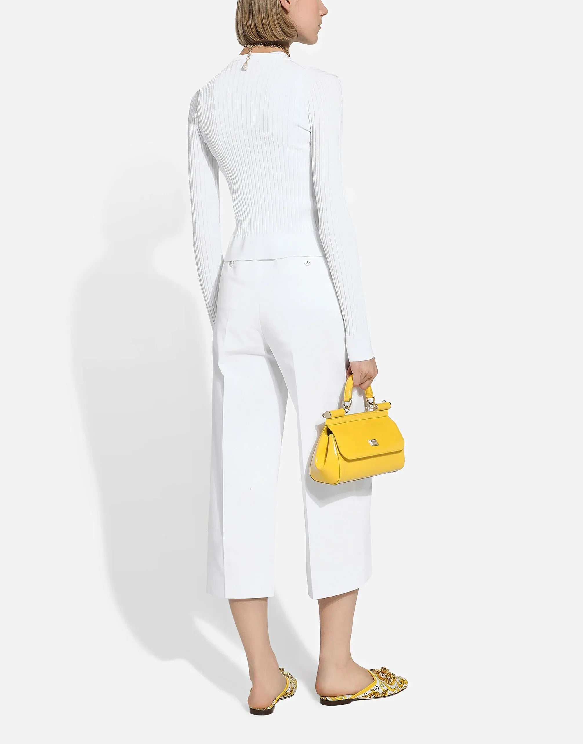 Dolce & Gabbana Wide Leg Casual Trousers