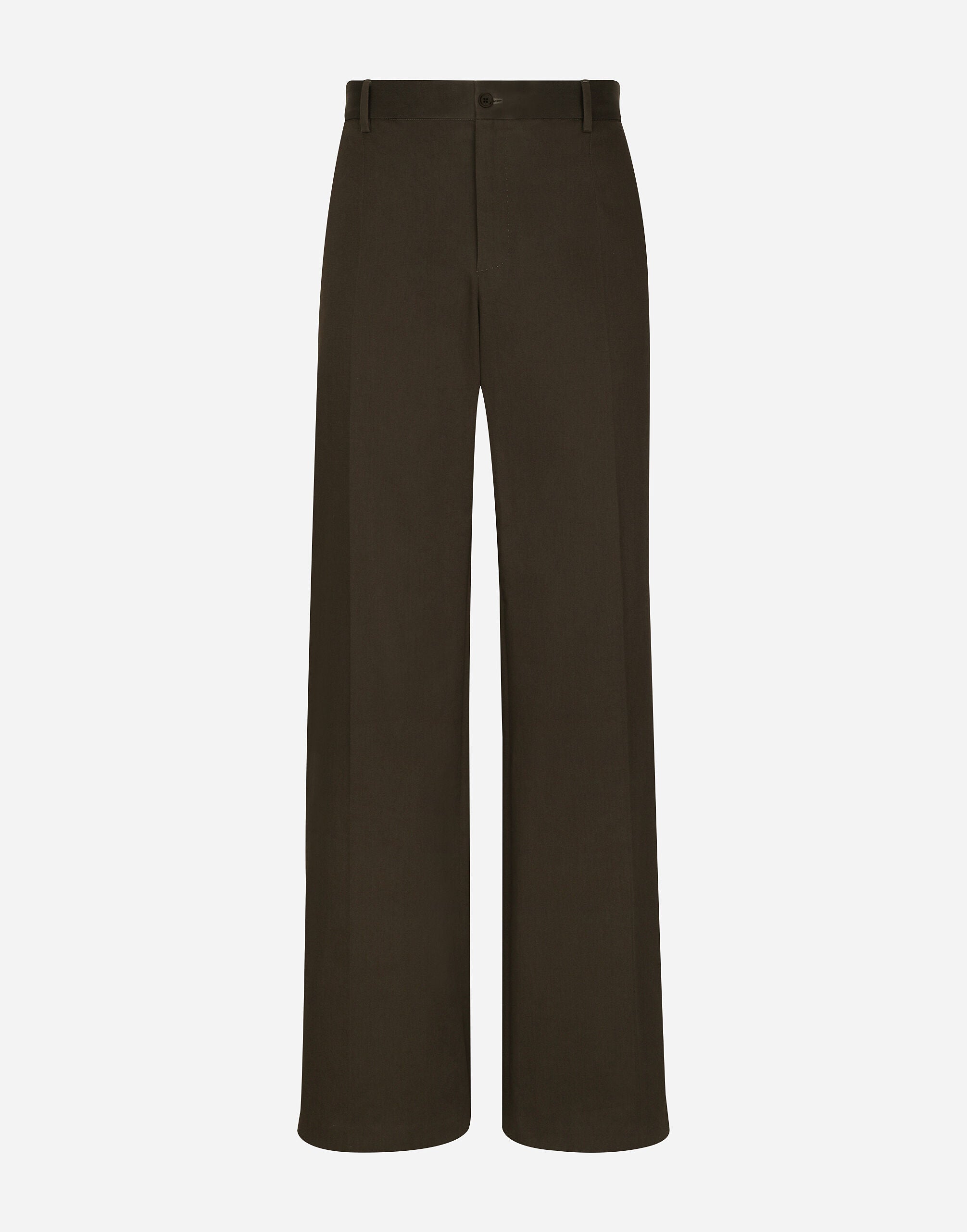 Dolce & Gabbana Wide-Leg Cotton Pants