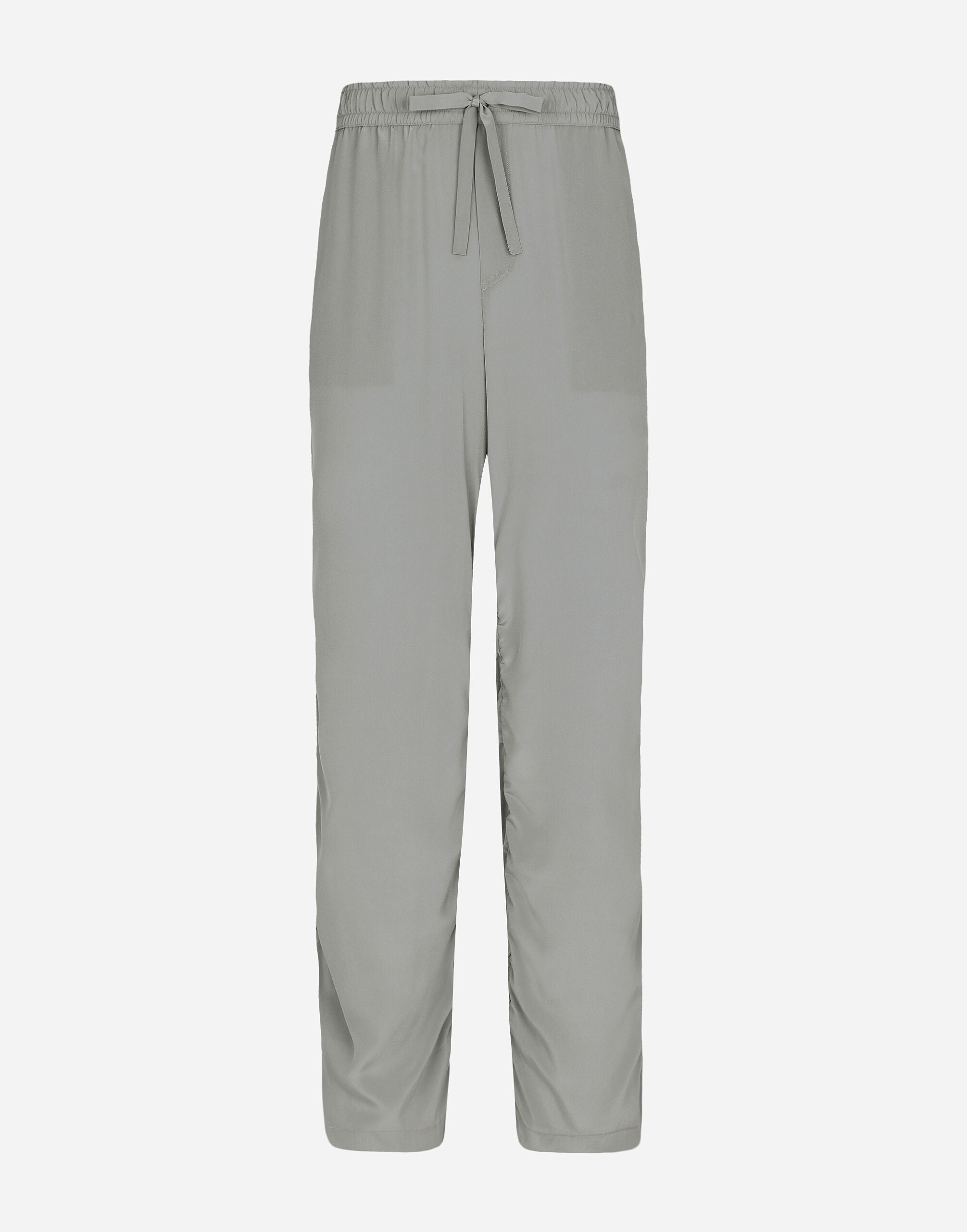 Dolce & Gabbana Wide-Leg Silk Track Pants