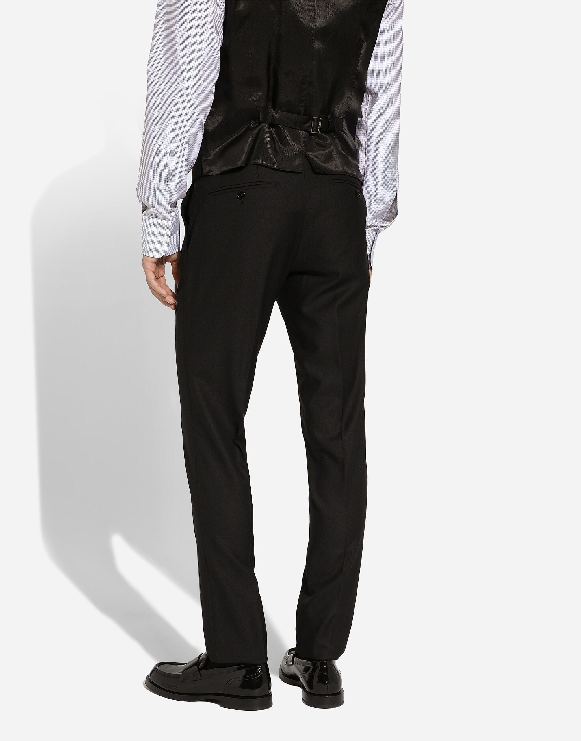 Dolce & Gabbana Wool And Silk Martini-Fit Pants
