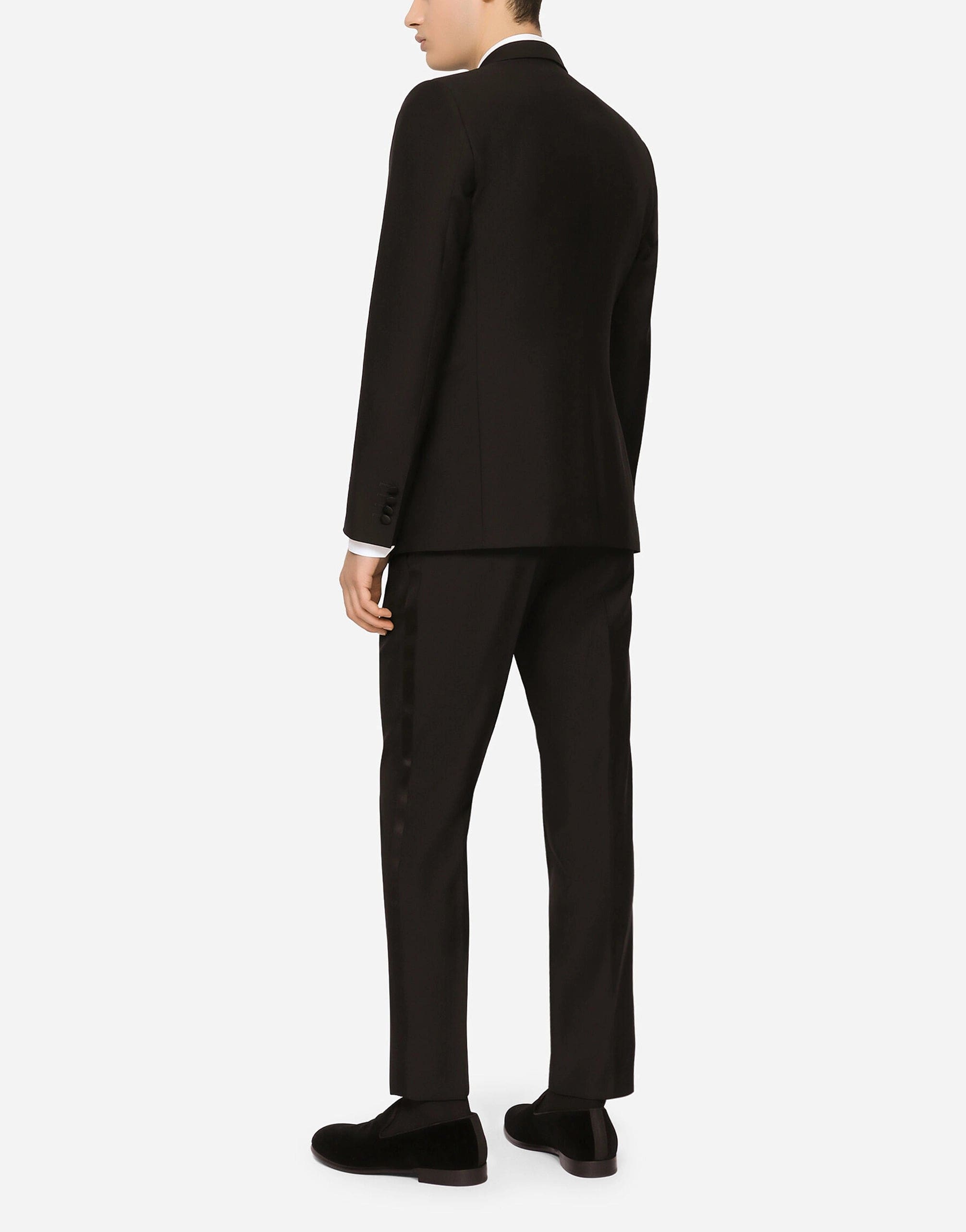 Dolce & Gabbana Wool And Silk Martini-Fit Tuxedo Jacket | Sendegaro Dolce & Gabbana Wool And Silk Martini-Fit Tuxedo Jacket | Sendegaro