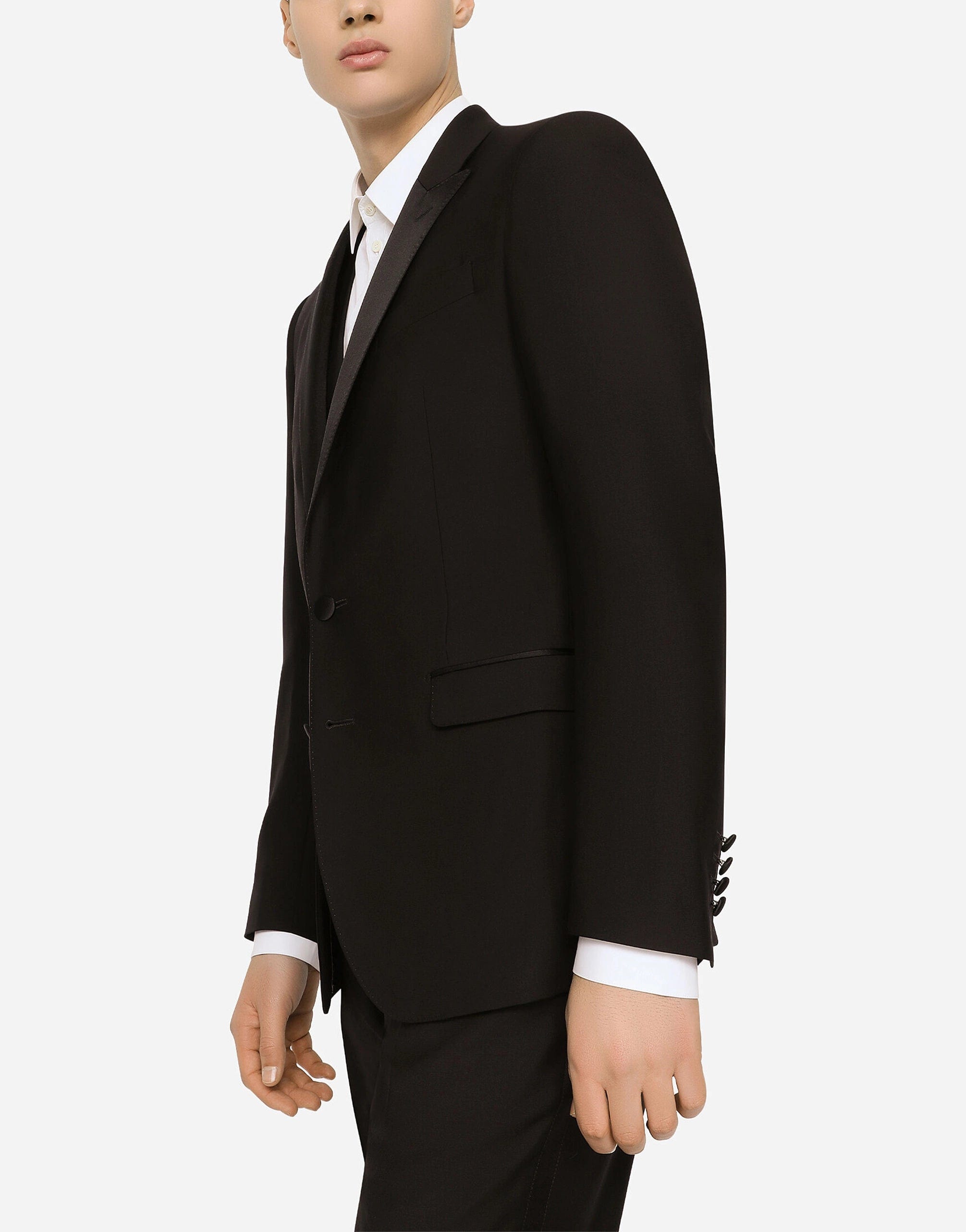 Dolce & Gabbana Wool And Silk Martini-Fit Tuxedo Jacket Dolce & Gabbana Wool And Silk Martini-Fit Tuxedo Jacket