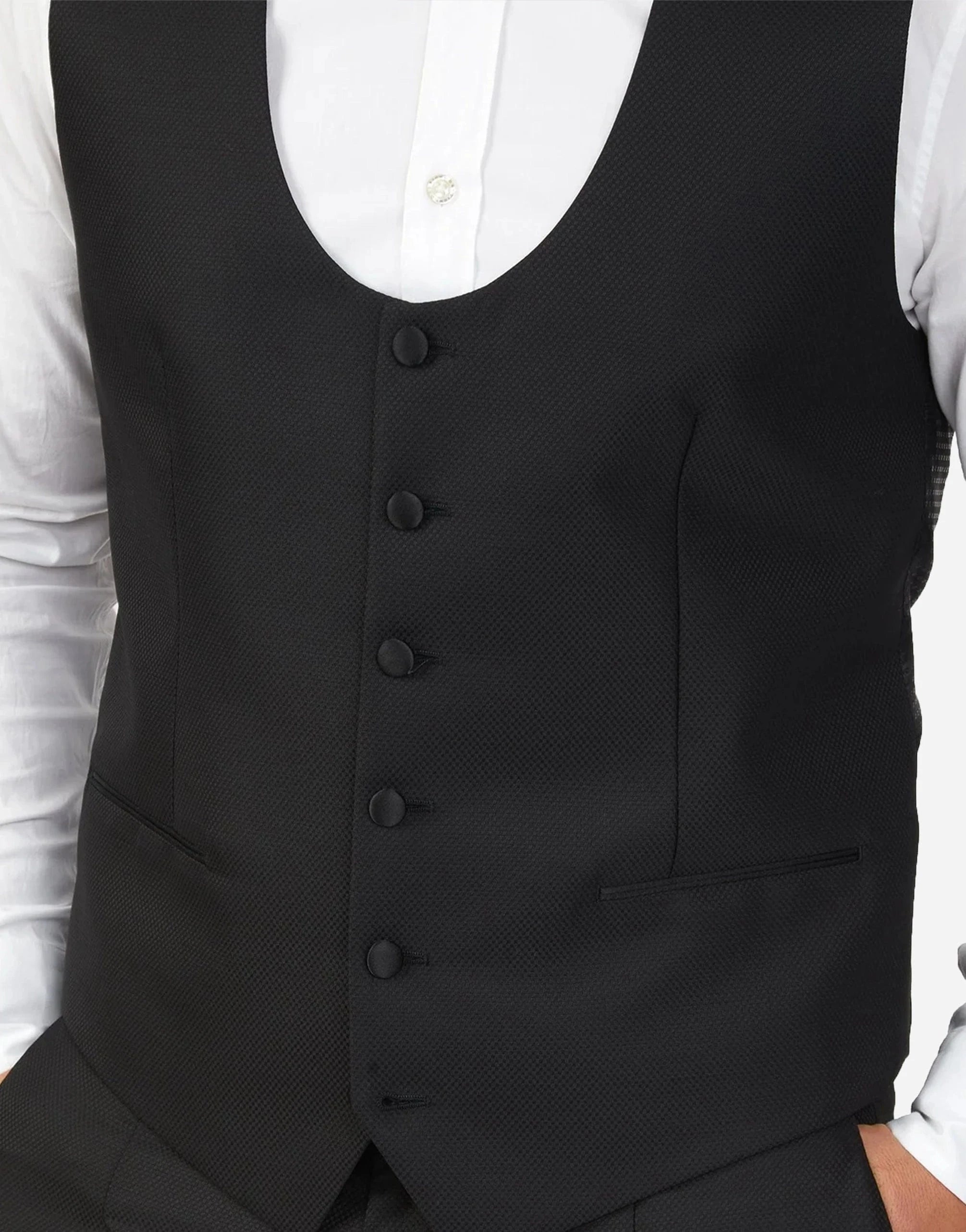 Dolce & Gabbana Wool-Silk Blend Three-Piece Suit